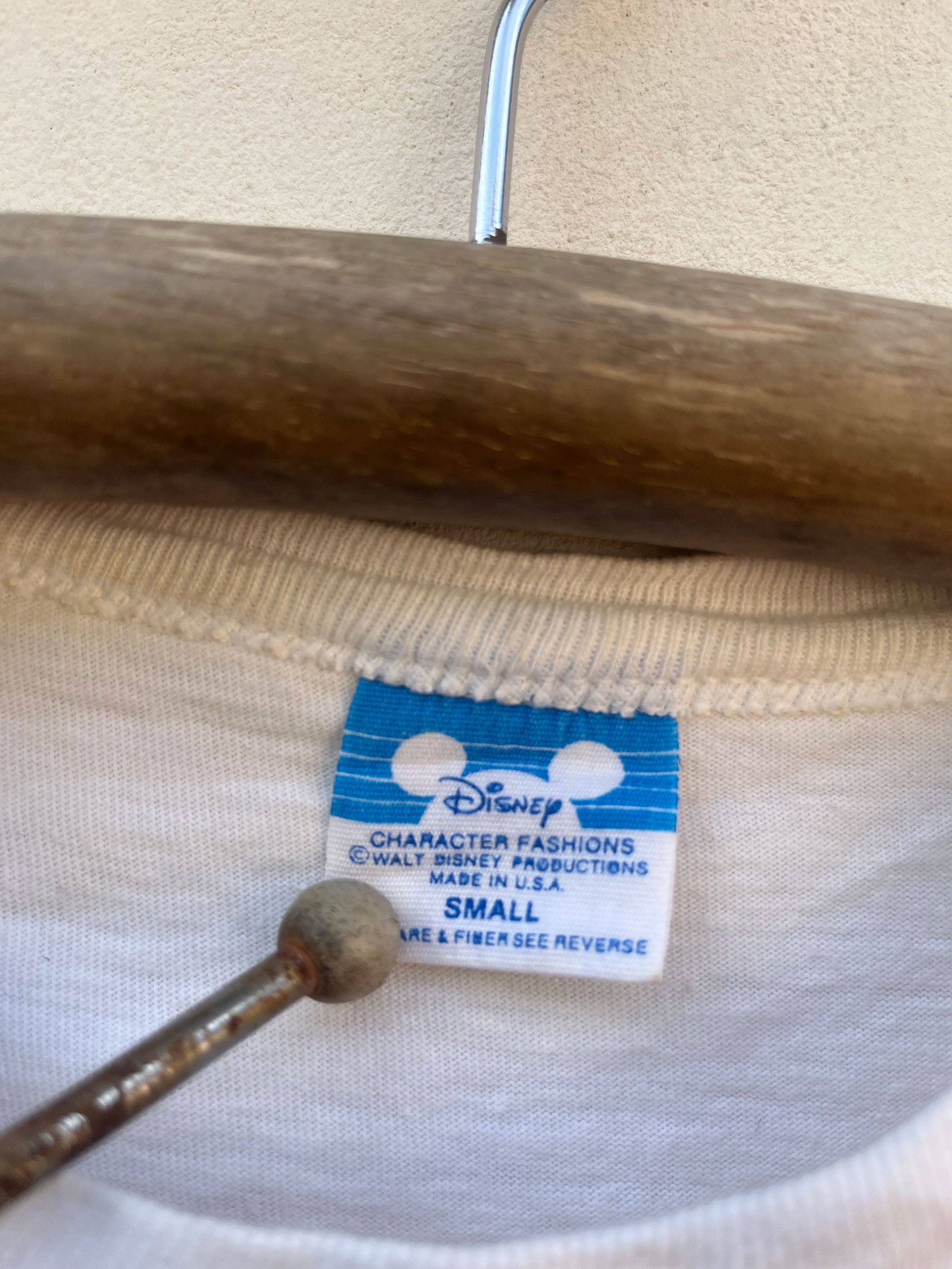Sci-Fi Fantasy VIntage Walt Disney Mickey Mouse Ringer Size US S / EU 44-46 / 1 - 2 Thumbnail