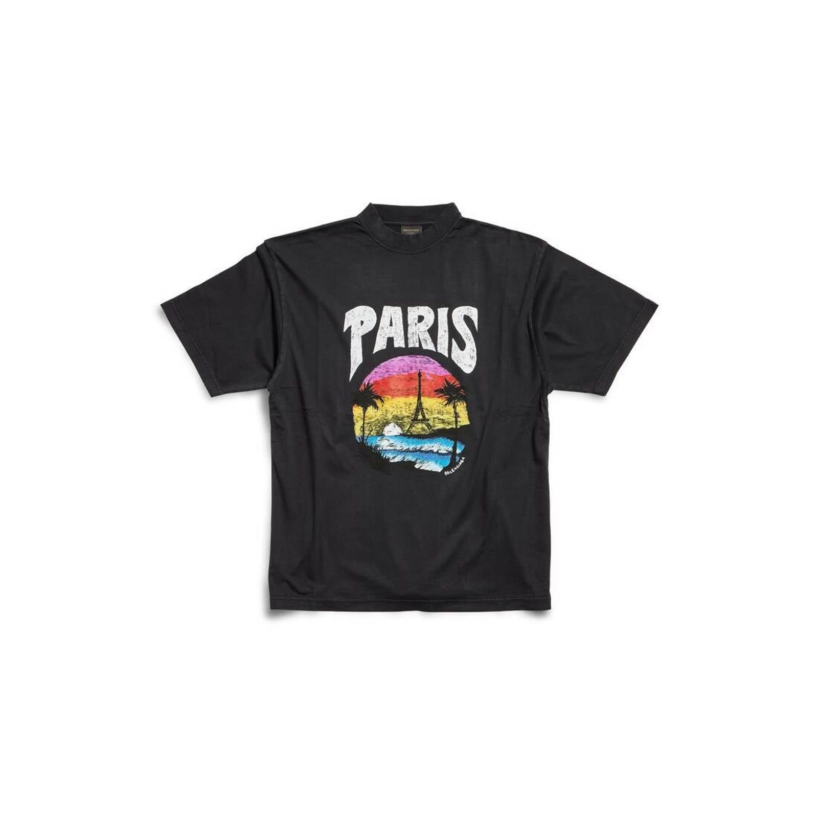 Balenciaga Balenciaga Paris Tropical Fit T-Shirt Size US XS / EU 42 / 0 - 1 Thumbnail