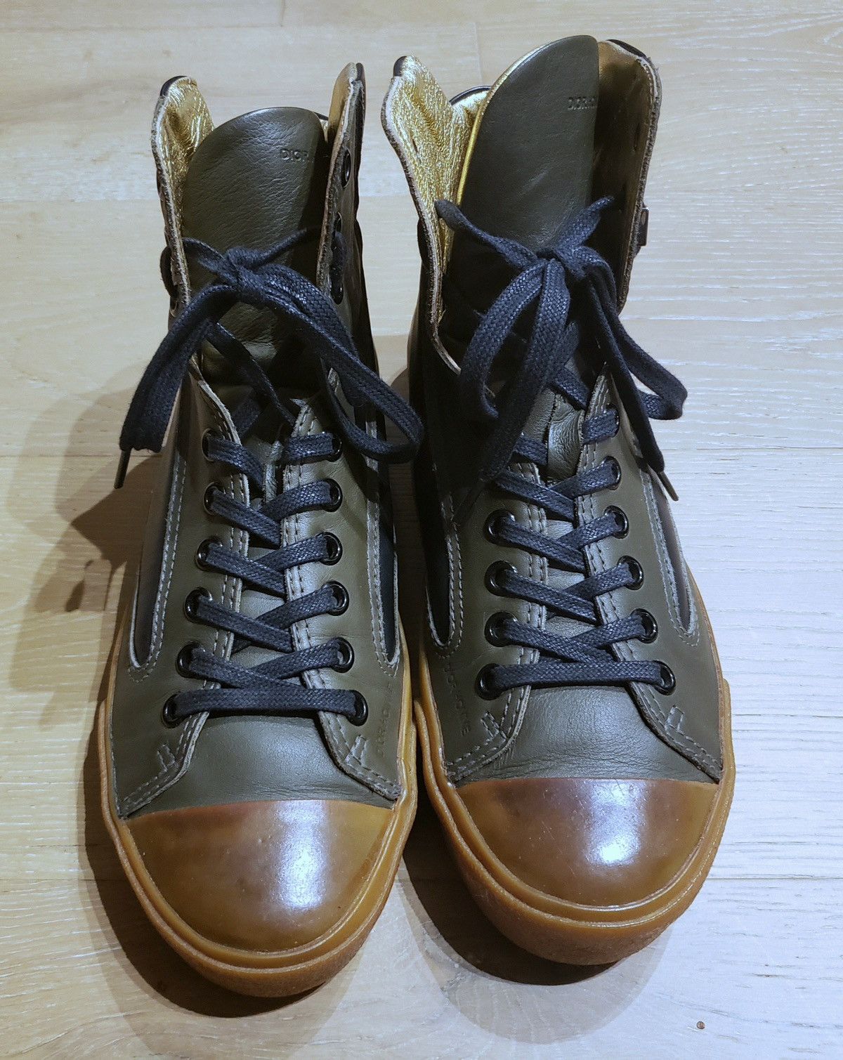 Dior × Hedi Slimane Dior Homme/Hedi Slimane 2005 Hightop Sneakers Size US 9.5 / EU 42-43 - 2 Thumbnail