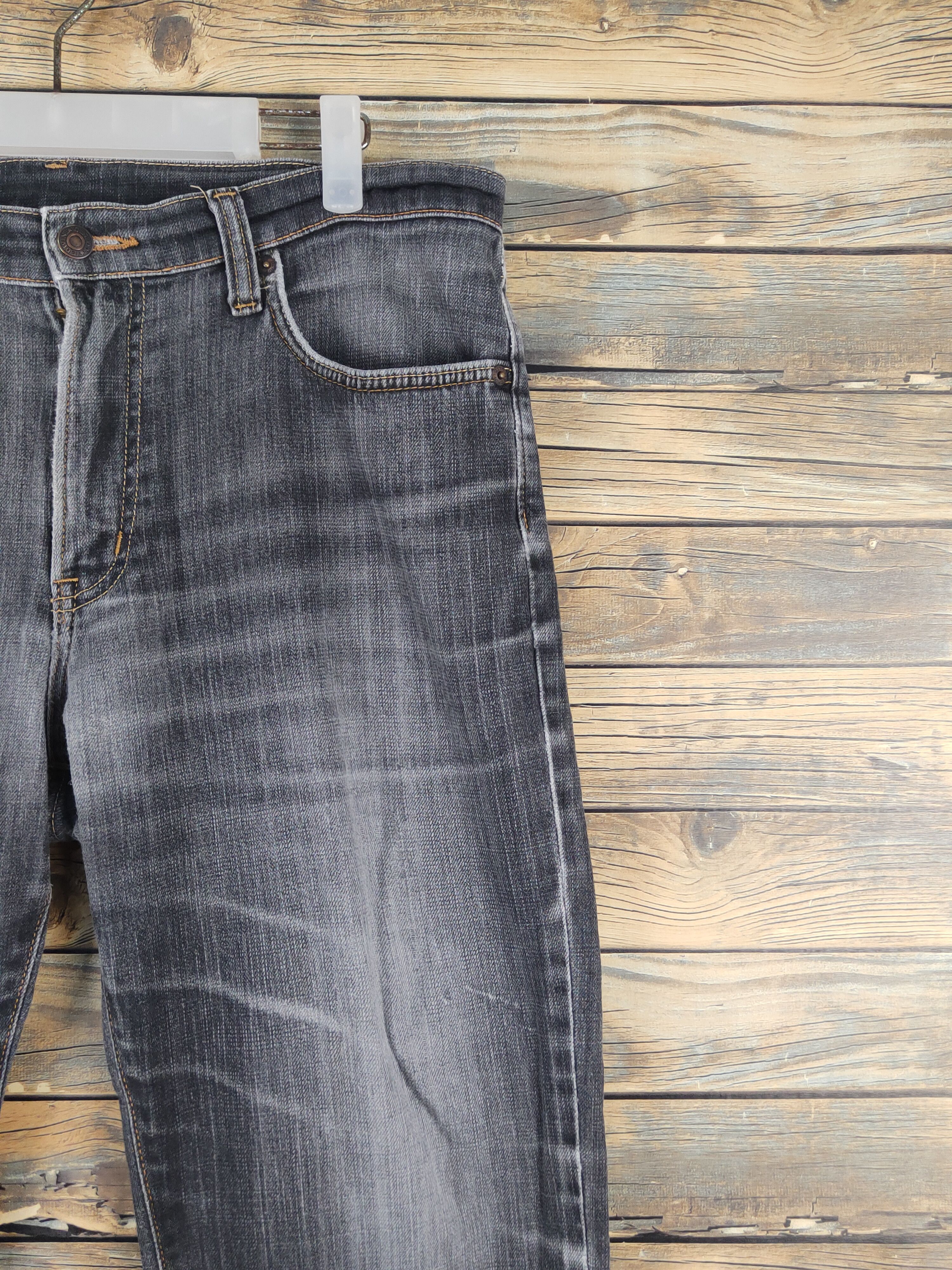 Edwin Edwin Black Distressed Ripped Jeans #W1322 Size US 35 - 5 Thumbnail