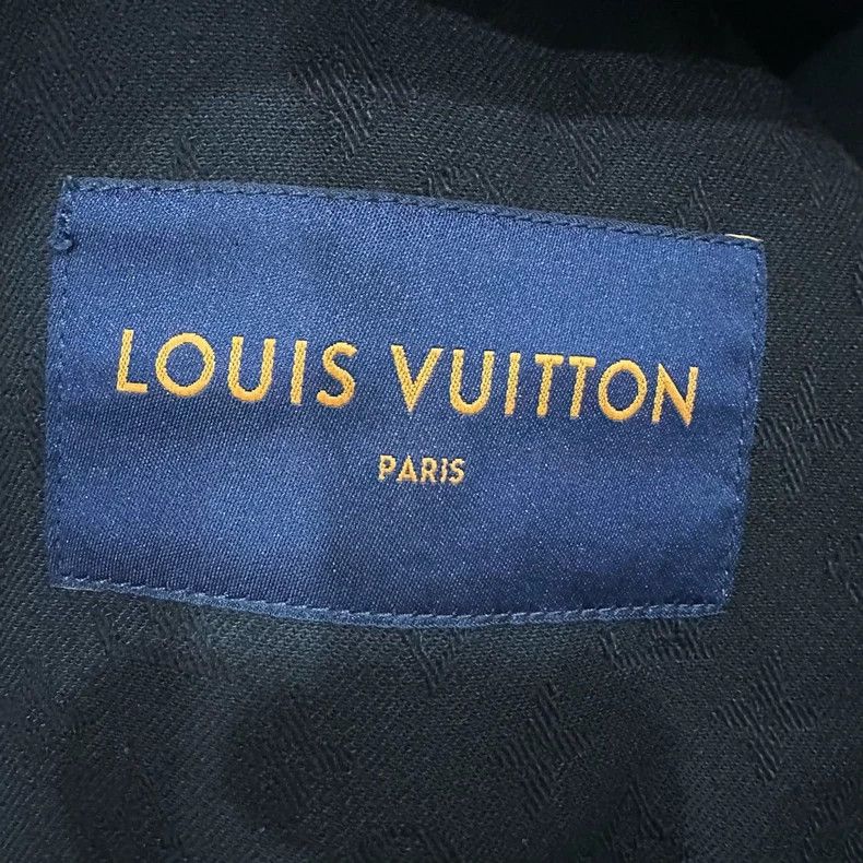 Louis Vuitton Louis Vuitton Black dark full print denim jacket Size US L / EU 52-54 / 3 - 5 Thumbnail