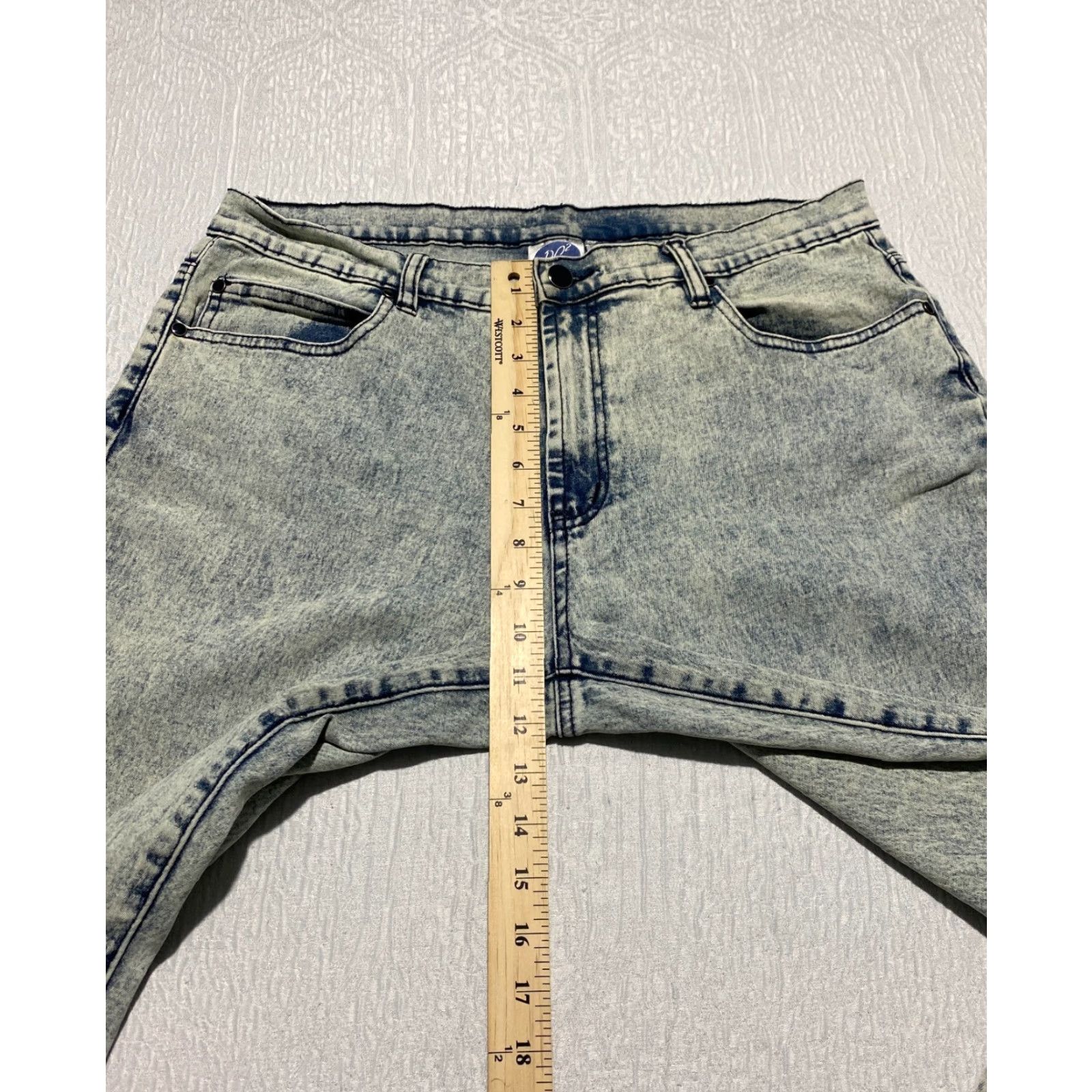 Vintage Diane Gilman Jeans Women’s 16 Blue Denim 5-Pocket Stretch Bootcut N/A Size 24" / US 00 / IT 34 - 7 Thumbnail