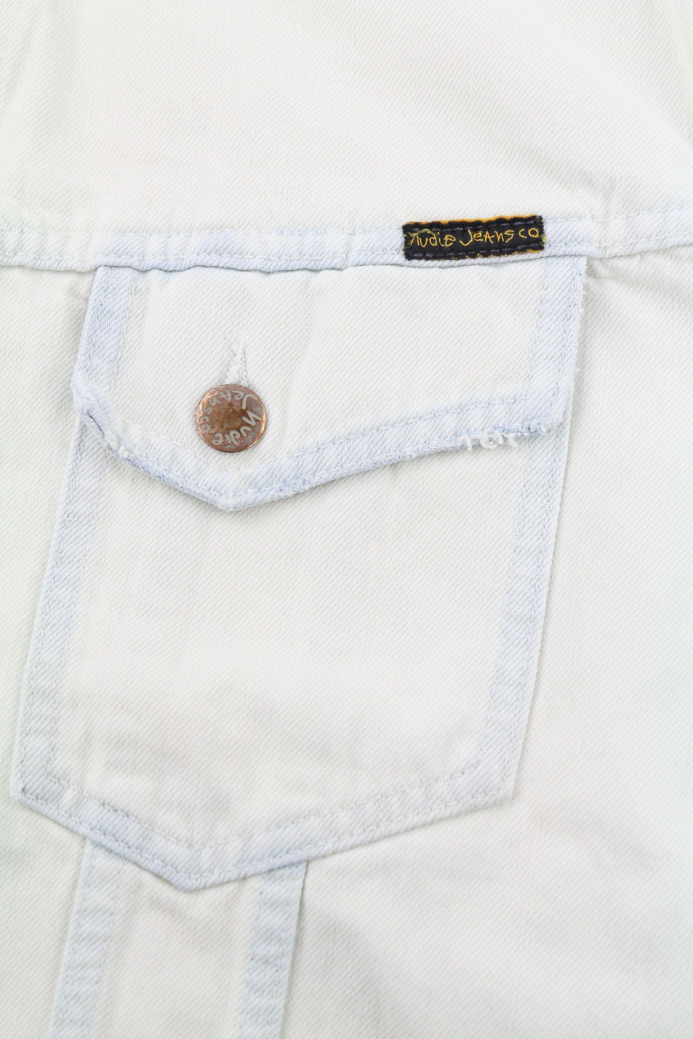 Nudie Jeans TERRY XL Extreme Bleach Light Jacket 81037 Size US XL / EU 56 / 4 - 6 Thumbnail