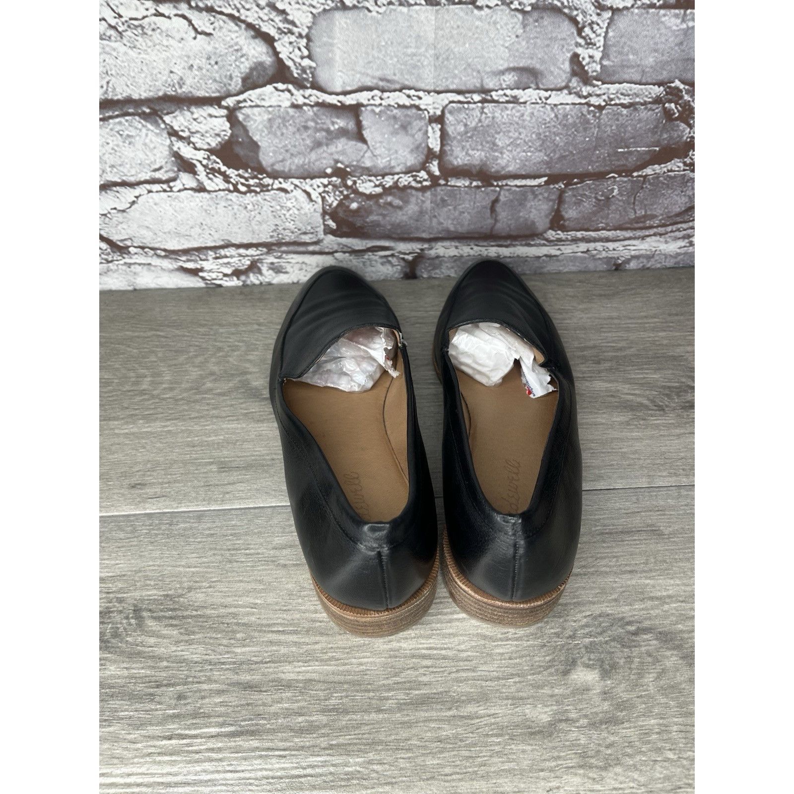 Madewell Madewell Black Leather The Frances Loafers Office Shoes Wome Size US 8 / IT 38 - 6 Thumbnail