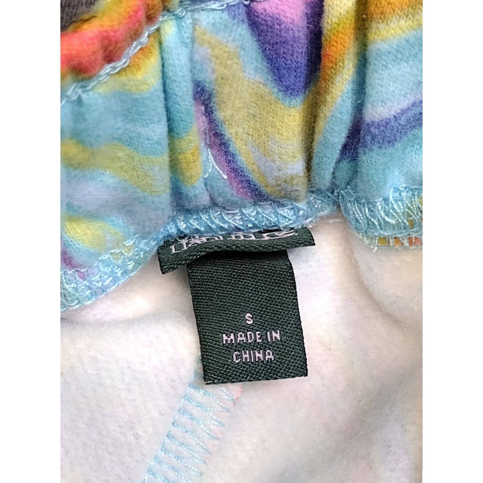Vintage VINTAGE Wild Fable High-Rise Dolphin Shorts Aqua Swirl Women's S Aqua Swirl 80s 2.0 Inseam Drawstring Athletic Sweat Walking Shorts Womens S/M? Size 28" / US 6 / IT 42 - 5 Thumbnail