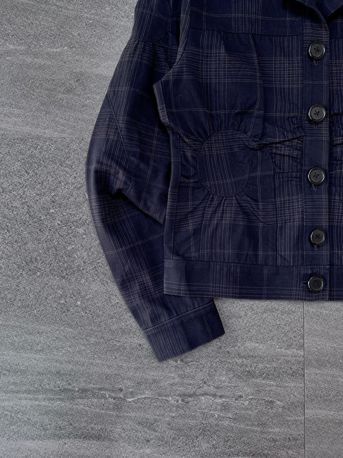 Issey Miyake AW 1993 Washer Pleats Plaid Jacket Size US XS / EU 42 / 0 - 3 Thumbnail