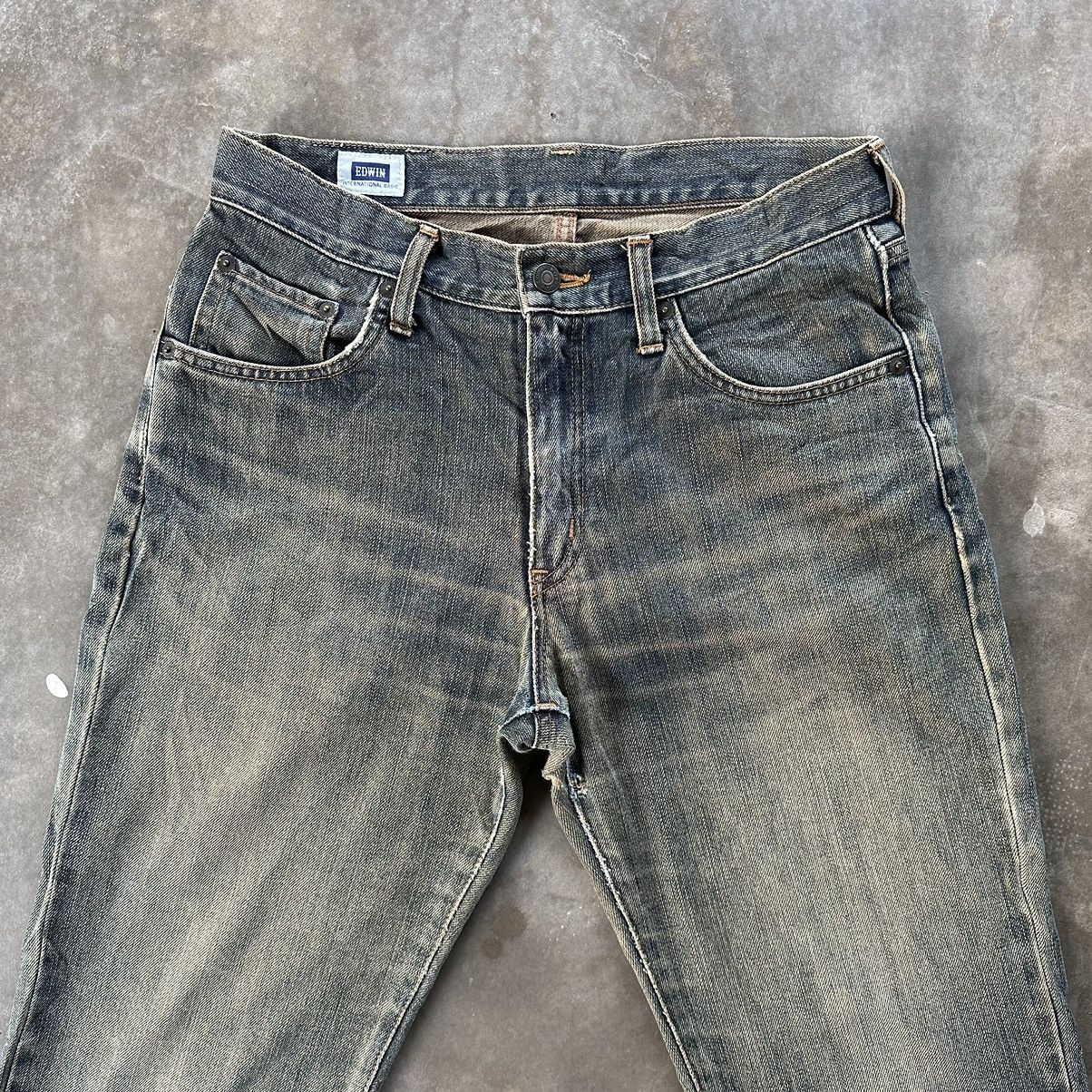 Japanese Brand Vintage Edwin Distressed Rusty Faded Denim Jean Pant Size US 30 / EU 46 - 3 Thumbnail