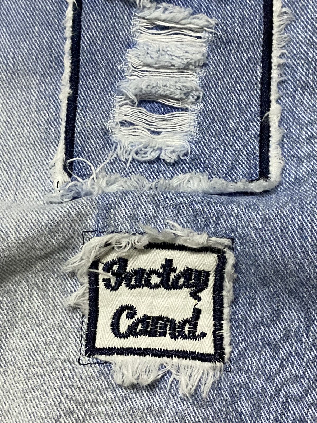 Japanese Brand Vintage Japanese Brands Distressed Patched Jeans Size US 34 / EU 50 - 9 Thumbnail