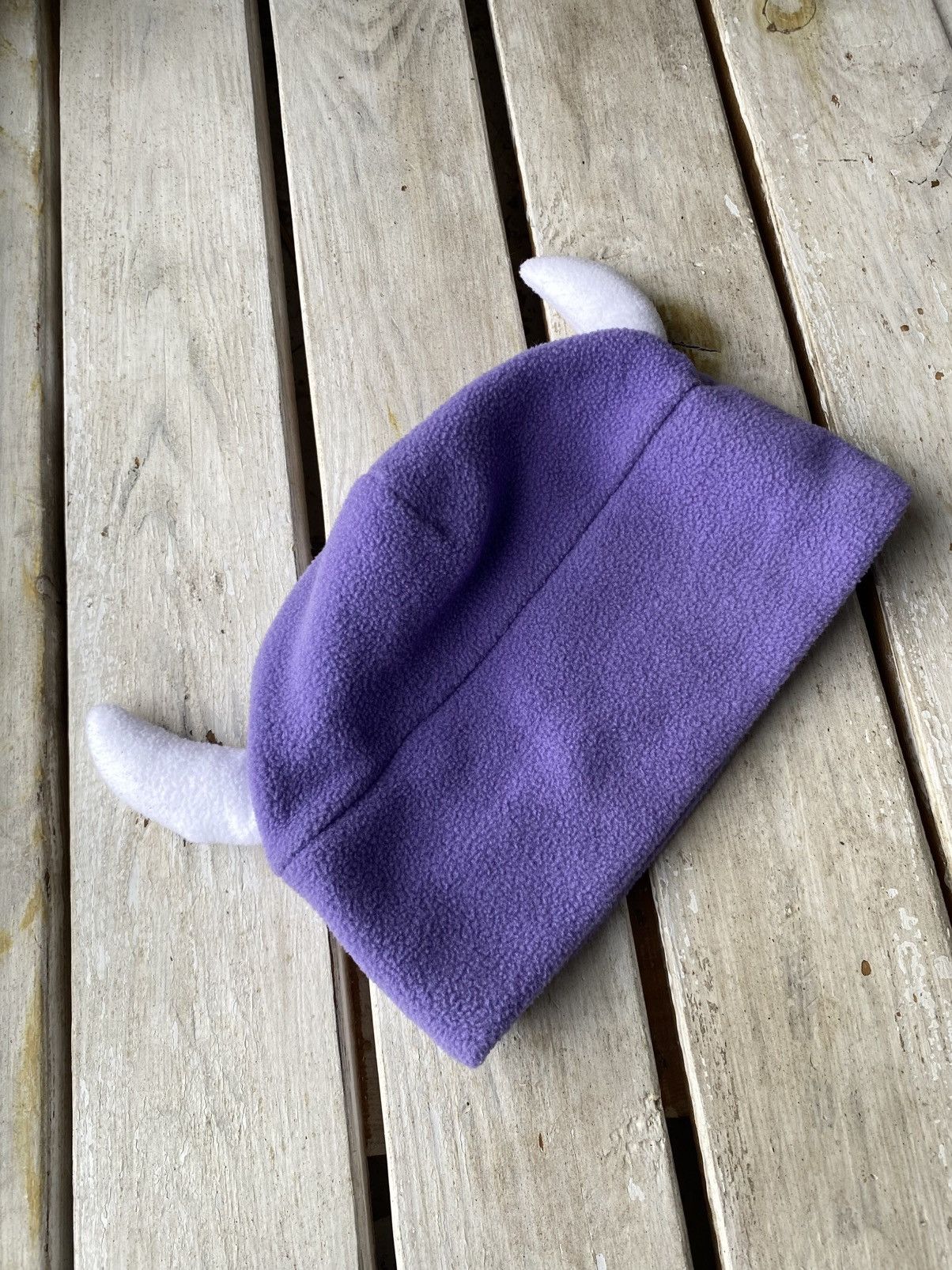 Vintage Vintage Y2K Milka Chocolate Fleece Horns Crazy Mad OG Hat Size ONE SIZE - 4 Thumbnail