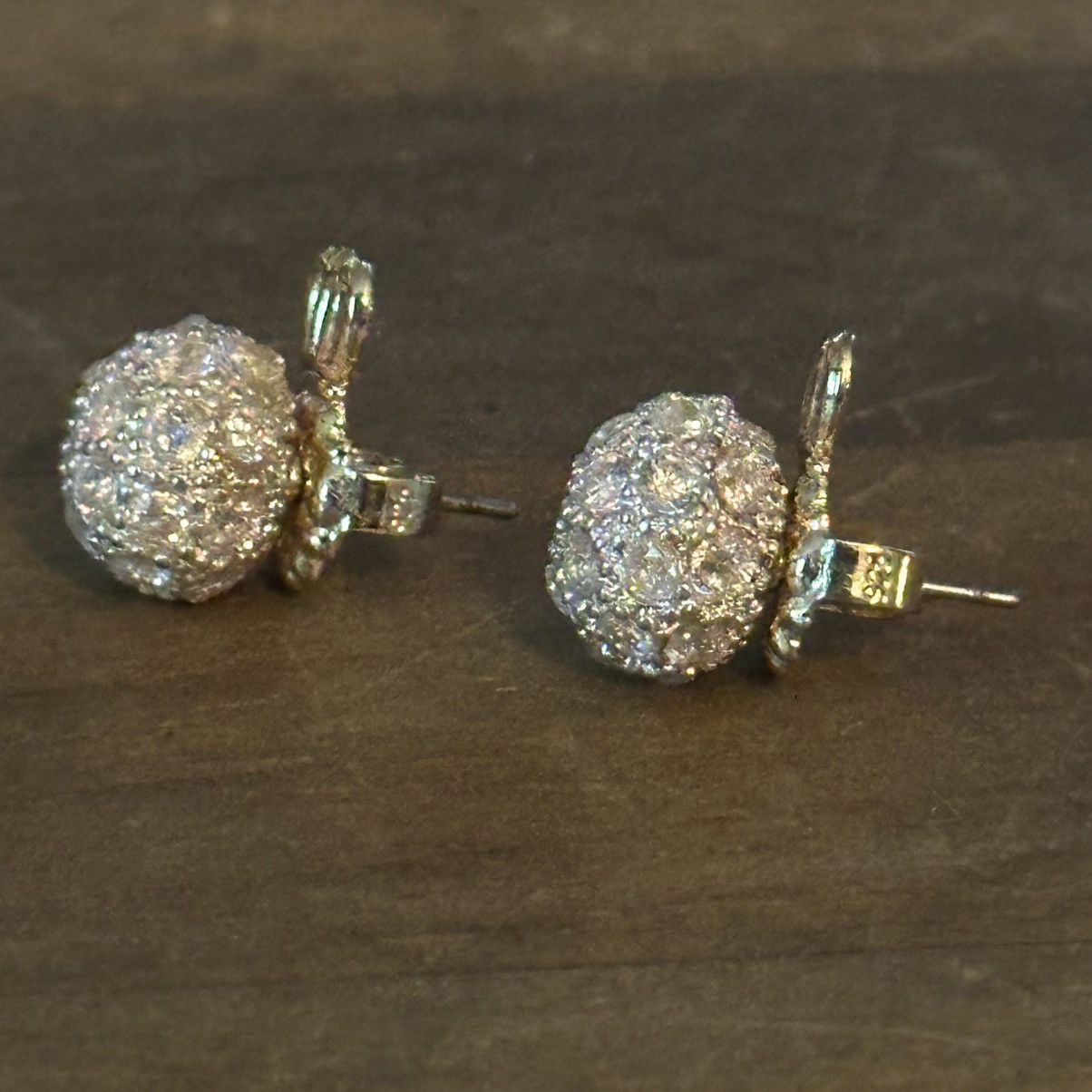 Other Paved crystal ball post earrings Size ONE SIZE - 6 Thumbnail