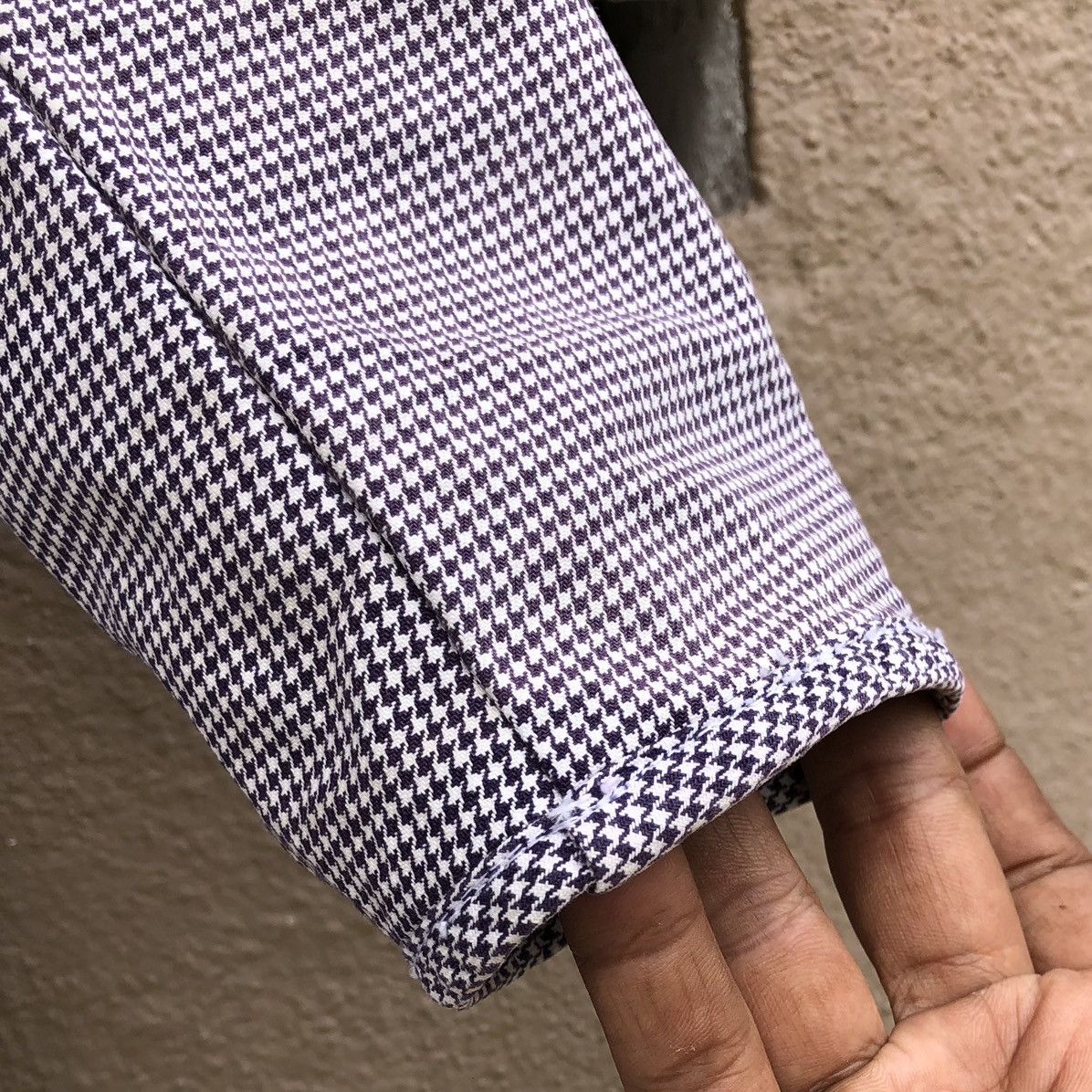 Danton Danton Vetements De Travail Houndstooth Design Jacket Size US S / EU 44-46 / 1 - 7 Thumbnail