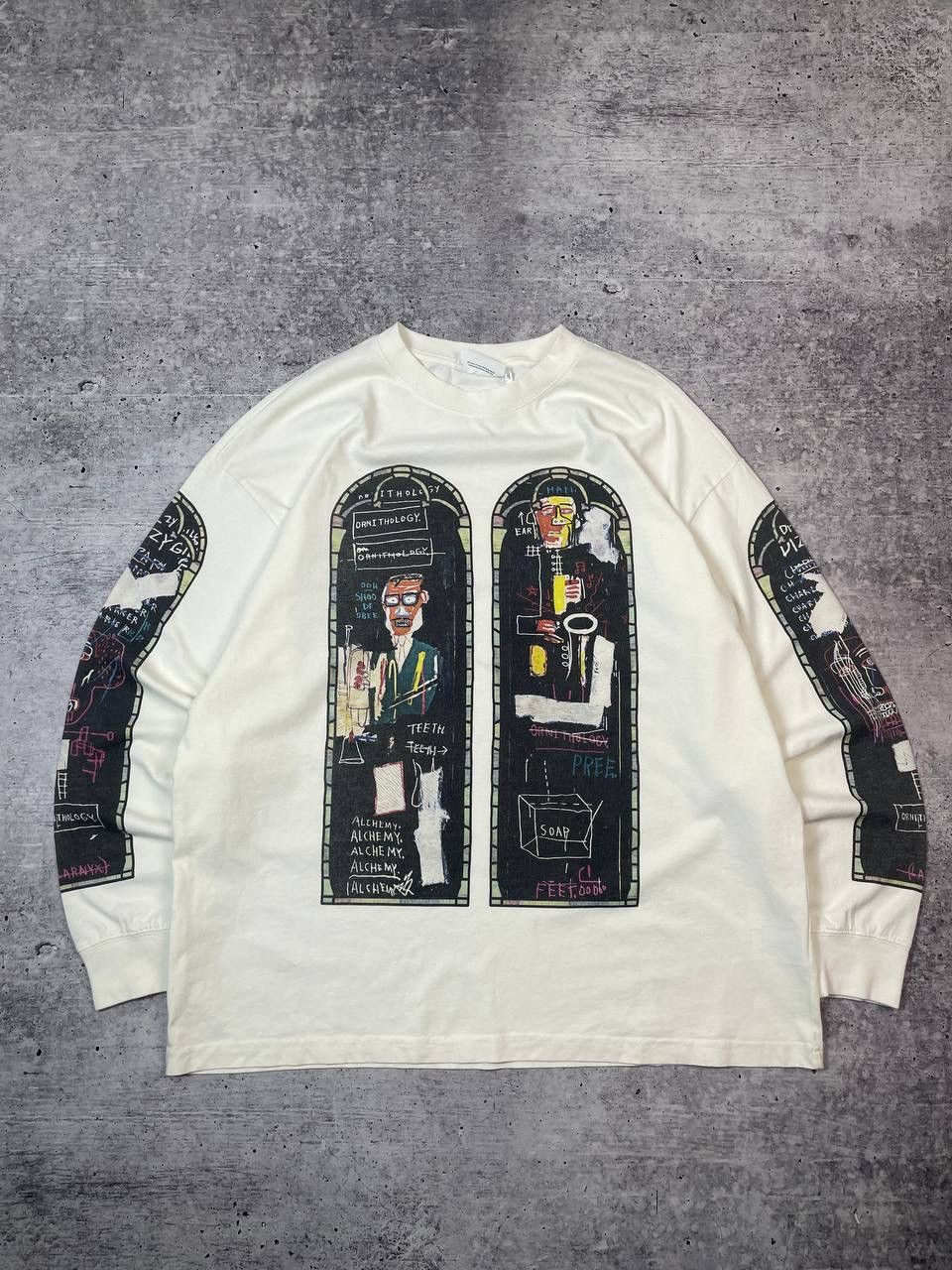 H&M × Jean-Michel Basquiat × Who Decides War Who Decides War H&M Basquiat Long Sleeve T-Shirt Y2K Size US M / EU 48-50 / 2 - 1 Thumbnail