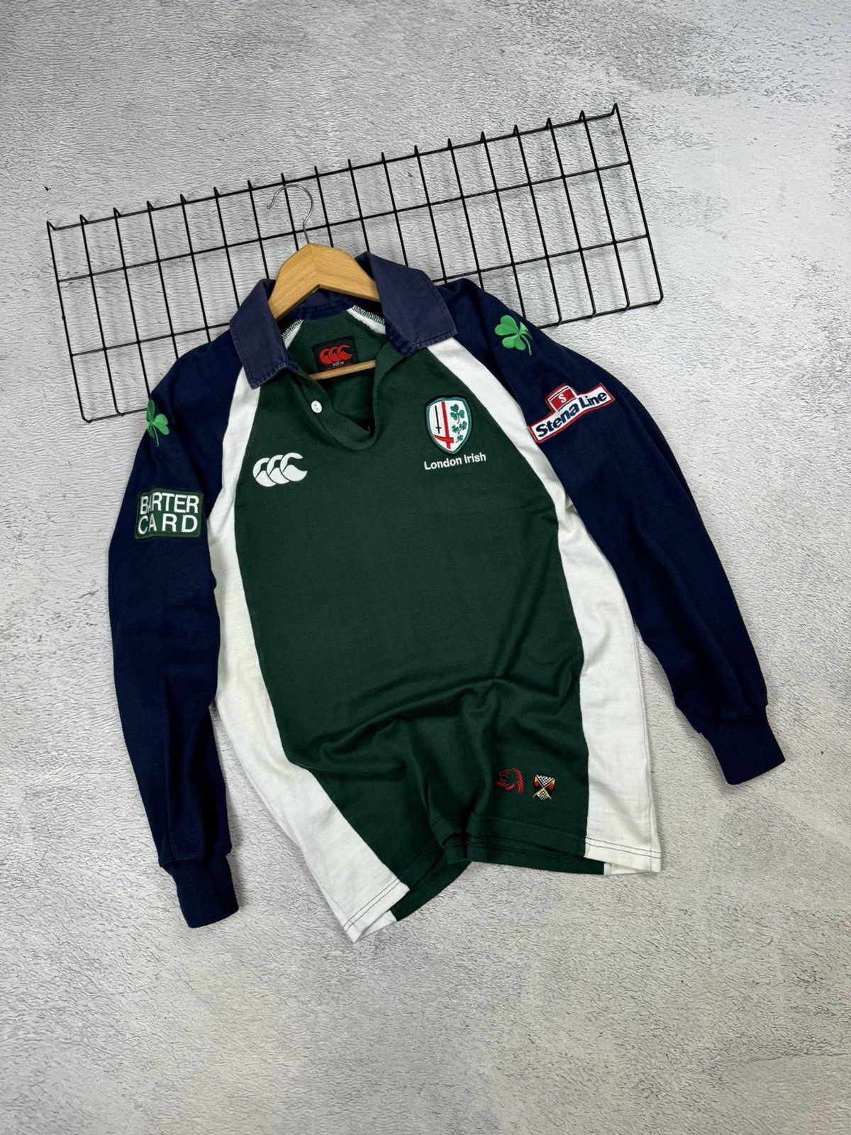 Canterbury of New Zealand × Vintage Vintage 2003 London Irish Union CanterburyRugby Jersey Size US M / EU 48-50 / 2 - 1 Thumbnail