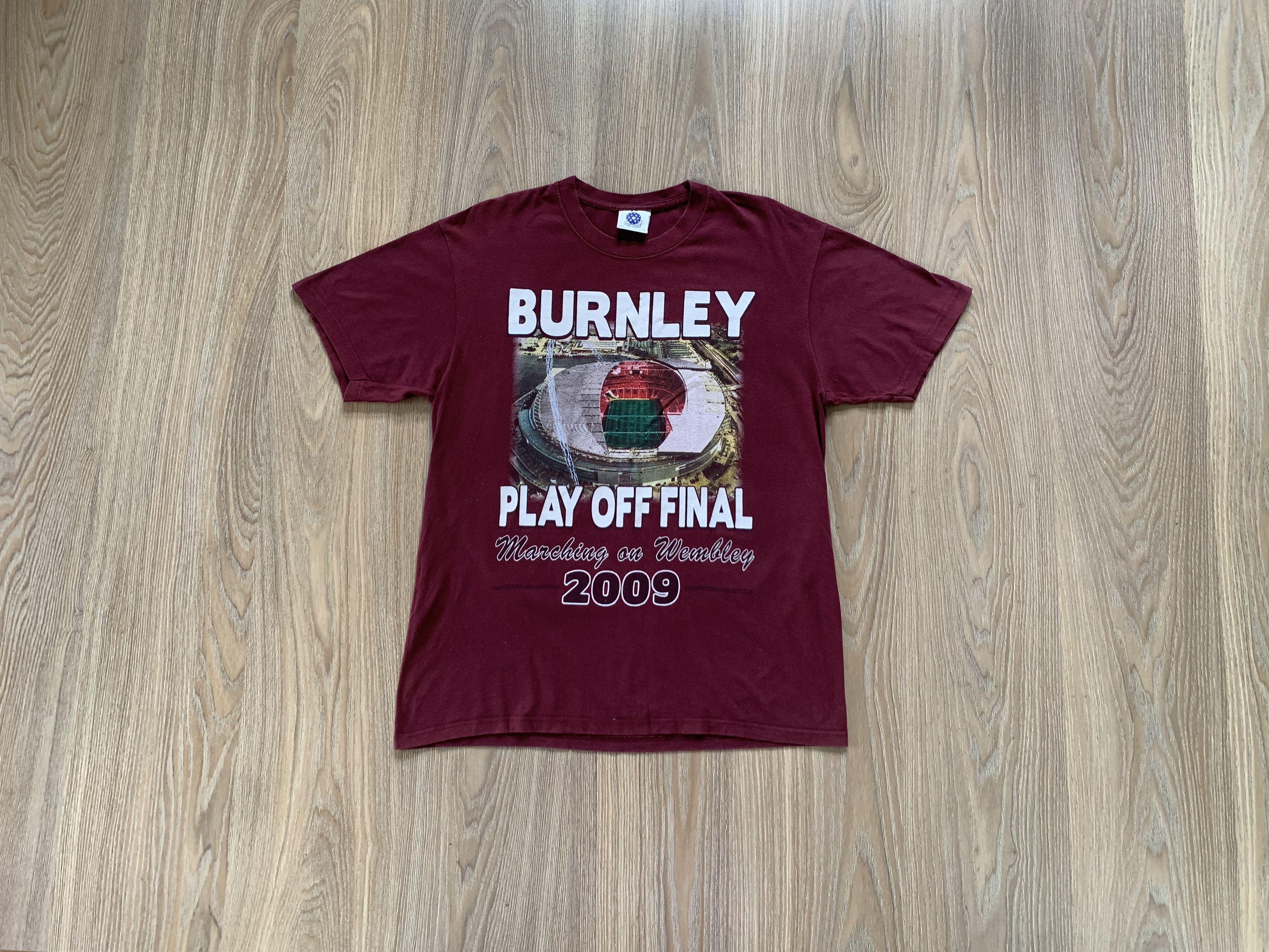 Vintage Starworld Burnley Play Off Final 2009 Printed T Shirt Size US M / EU 48-50 / 2 - 9 Thumbnail