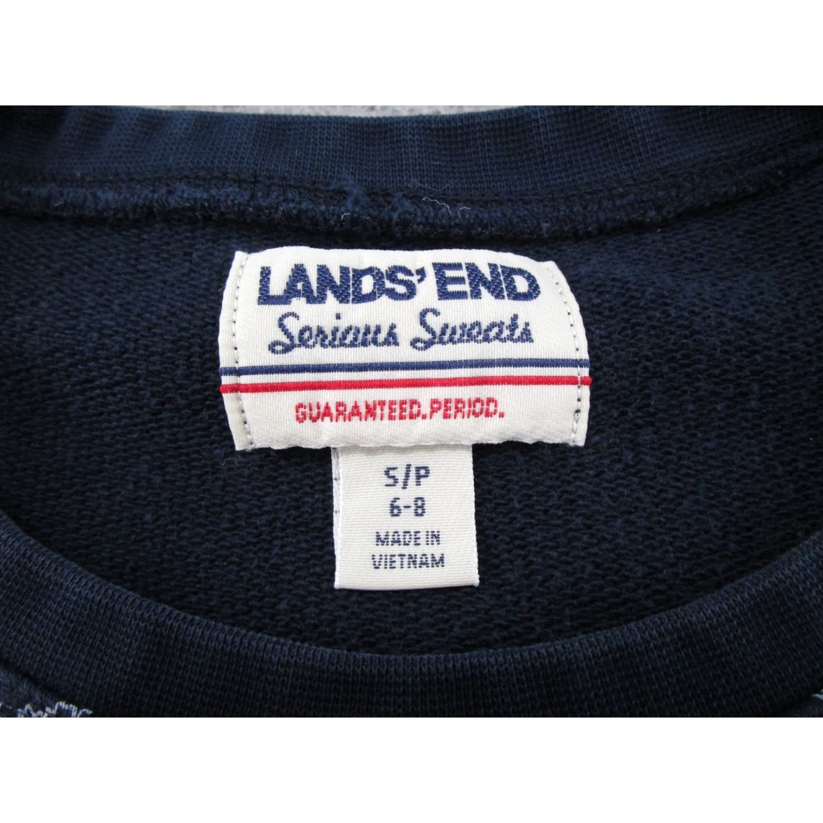 Lands' End Lands' End Paisley Crewneck Sweatshirt Womens Size S Blue Pullover Shirt Activewear Vintage No Size S / US 4 / IT 40 - 2 Thumbnail