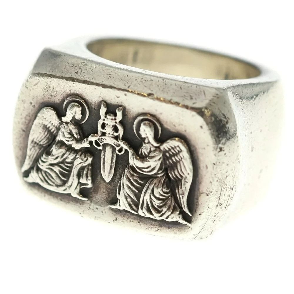 Chrome Hearts OFFER OK 🔥 7.5 CHROME HEARTS RING BIG PJ ANGEL silver Size ONE SIZE - 2 Thumbnail