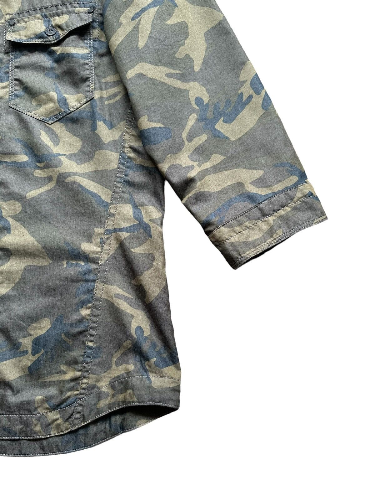 Nicole Club × Tornado Mart × Yasuyuki Ishii 2000's Nicole Club camo military shirt Size US M / EU 48-50 / 2 - 7 Thumbnail