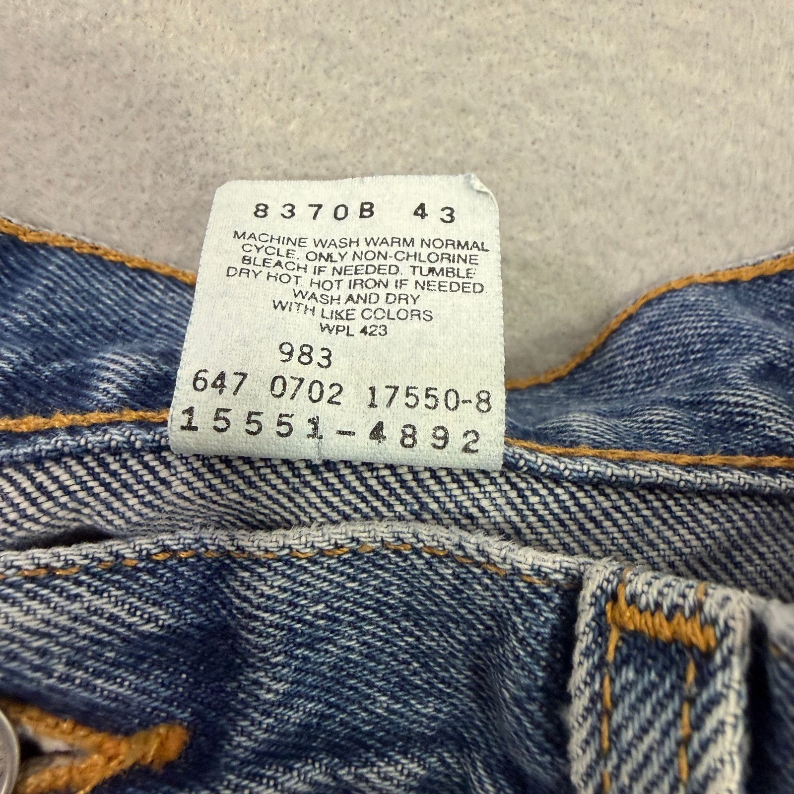 Levi's Vintage Levis 550 Jeans Womens 10 Mis L Relaxed Tapered Leg Size 32" / US 10 / IT 46 - 5 Thumbnail
