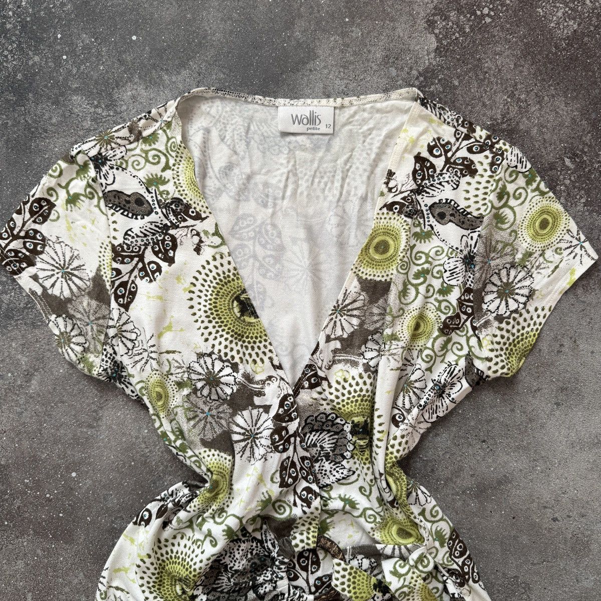 Hysteric Glamour 2000’s Aesthetic Vintage Y2K Boho Floral Print Blouse Size L / US 10 / IT 46 - 2 Thumbnail