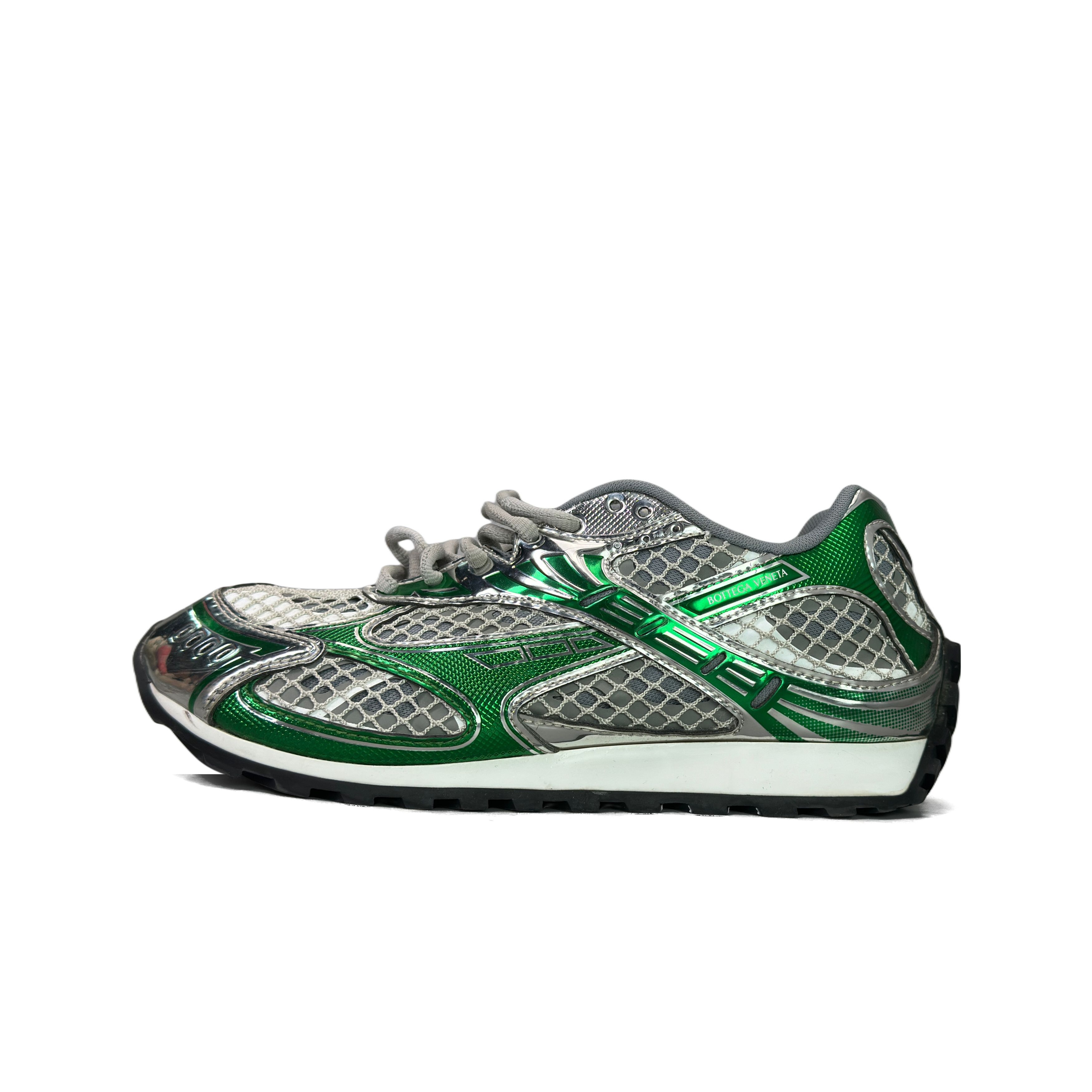 Bottega Veneta Bottega Veneta Orbit Low-Top Sneakers Green Size 41 Size US 8 / EU 41 - 1 Thumbnail