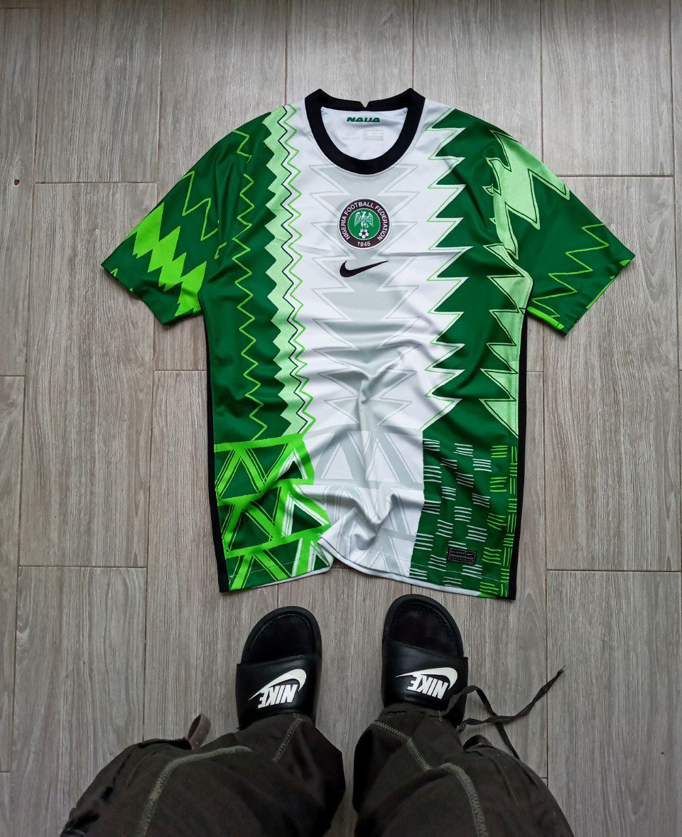Pre-owned Nike X Soccer Jersey Nike Nigeria 2019/2020 Blokecore Jersey In Green
