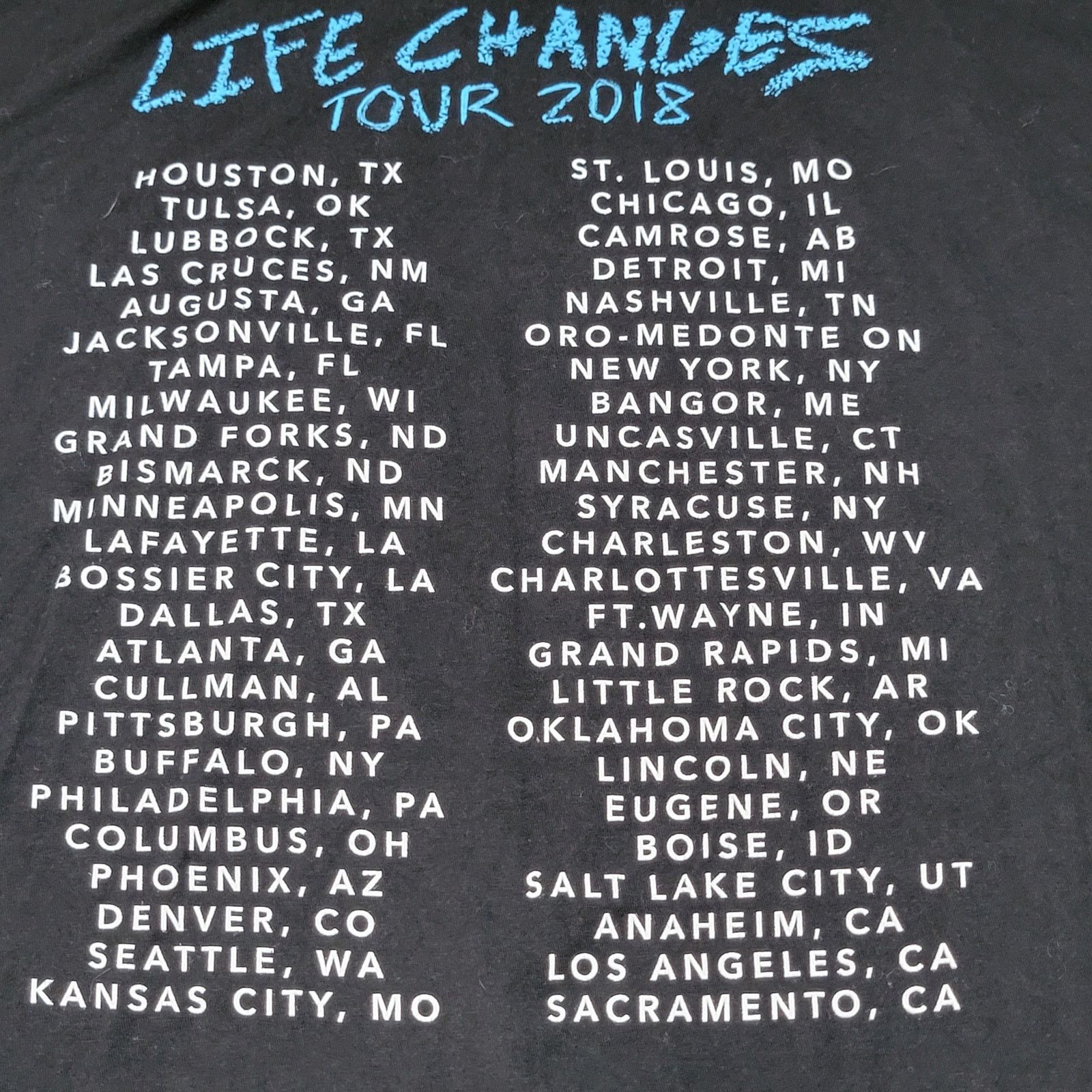 Other Thomas Rhett Unisex Tee "Life Changes Tour 2018" - Size XL Size XL / US 12-14 / IT 48-50 - 4 Thumbnail