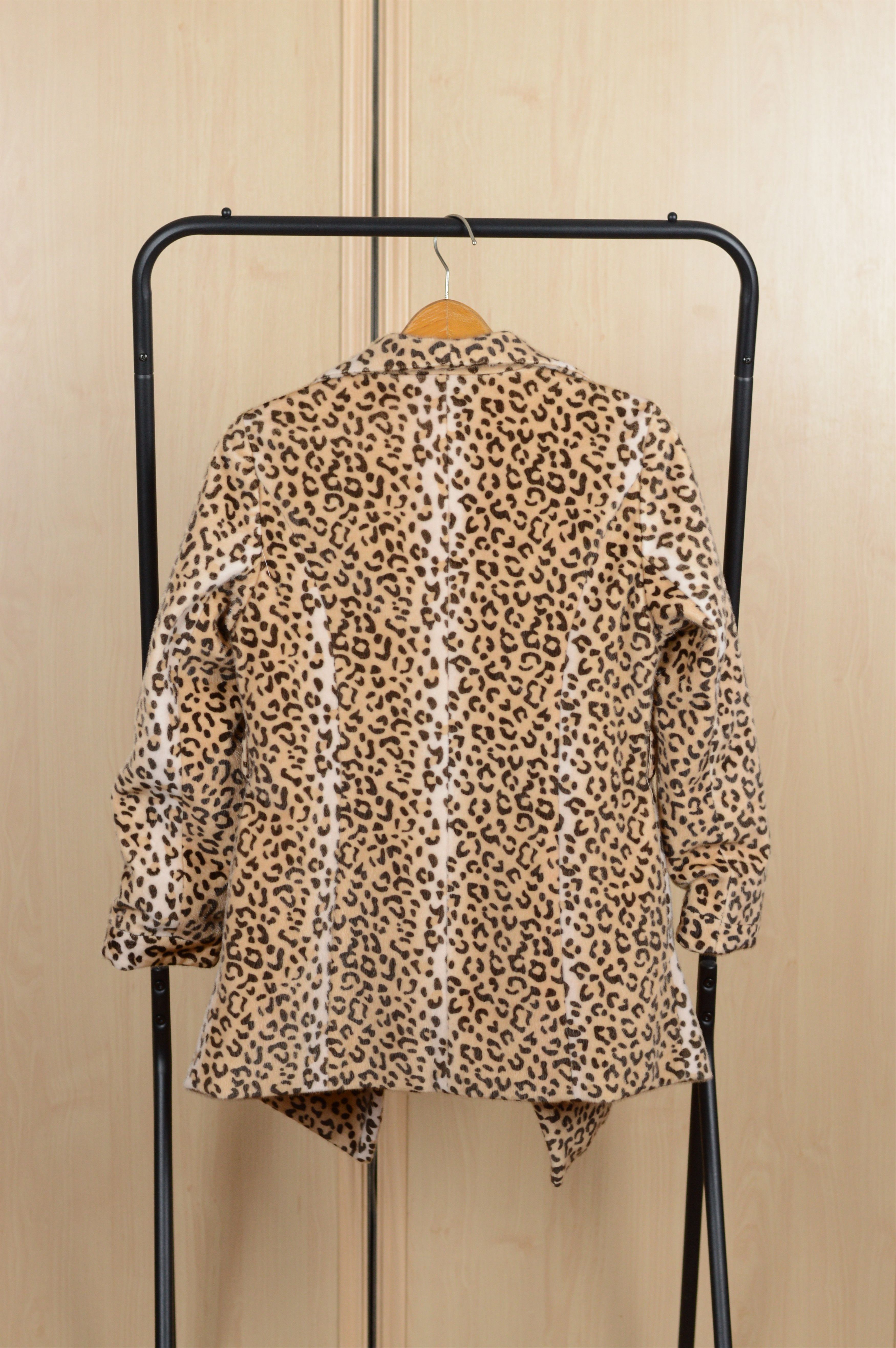 Max Mara Max Mara Leopard Wool Pea Coat Size XXL / US 16-18 / IT 52-54 - 4 Thumbnail