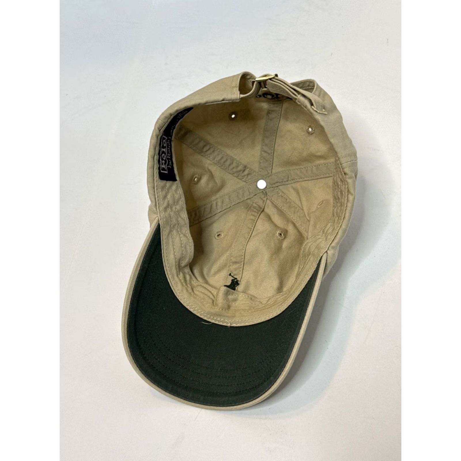Polo Ralph Lauren VINTAGE Polo Ralph Lauren Hat Mens Beige Cotton Baseball Cap Adjustable 90s Classic Preppy Outdoor Size US L / EU 52-54 / 3 - 7 Thumbnail