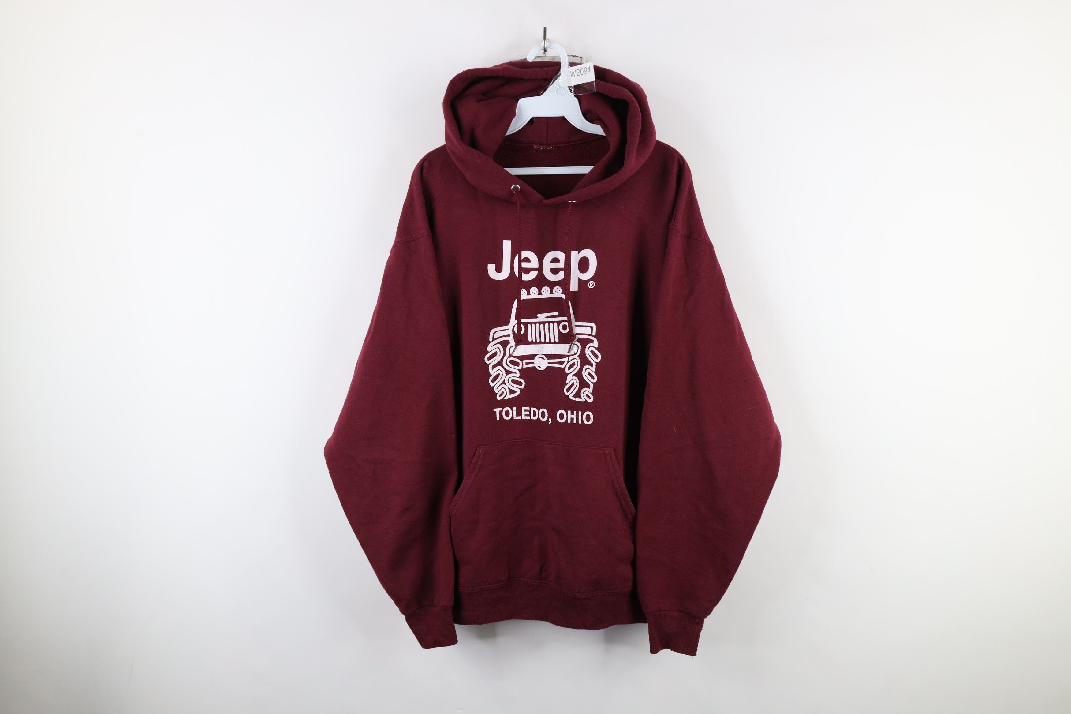 Vintage Vintage Spell Out Jeep Motors Toledo Hoodie Sweatshirt Size US L / EU 52-54 / 3 - 1 Thumbnail