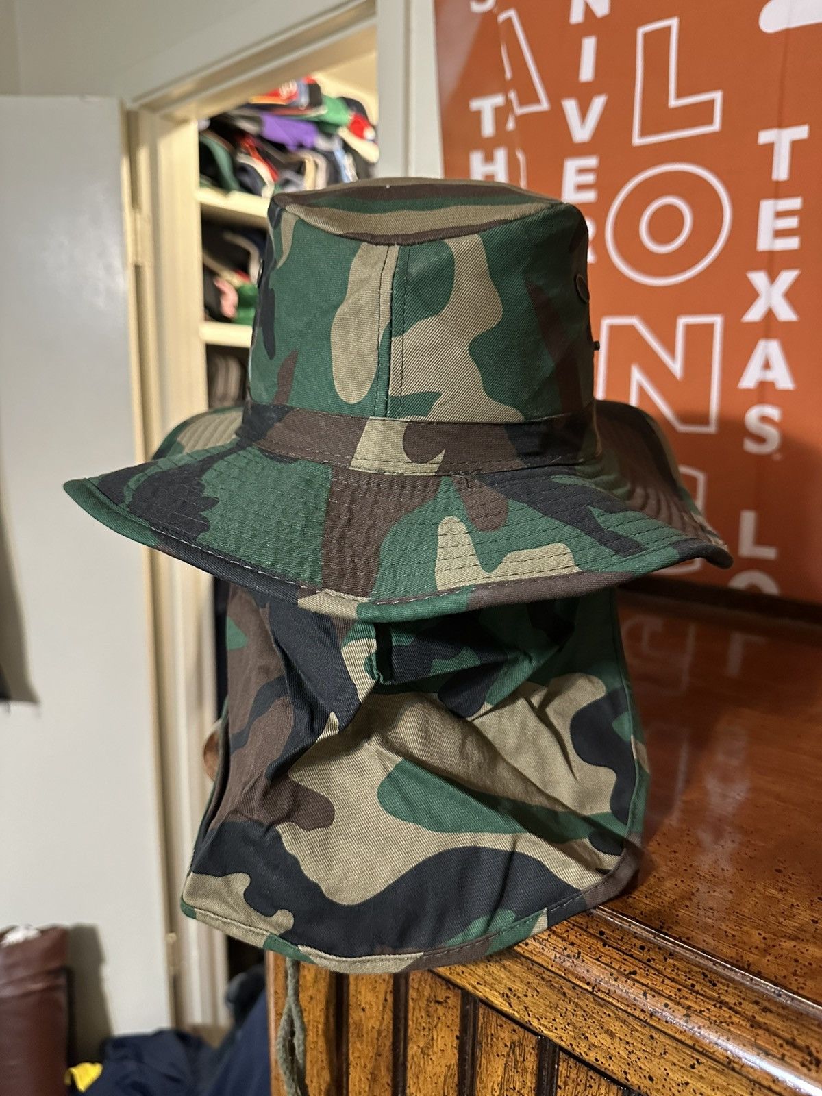 Anti Social Social Club × Vintage Vintage Usps mailman “camouflage” bucket hat 90s Size ONE SIZE - 3 Thumbnail
