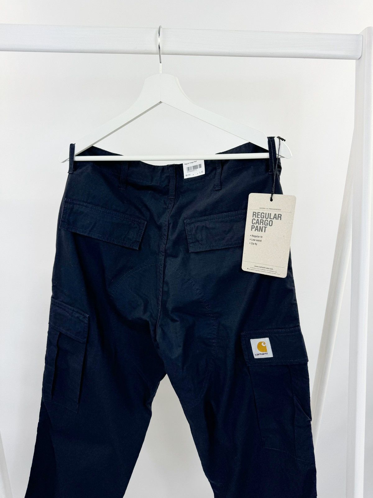 Carhartt × Designer Carhartt Regular Cargo Pant Blue Size US 31 - 10 Thumbnail