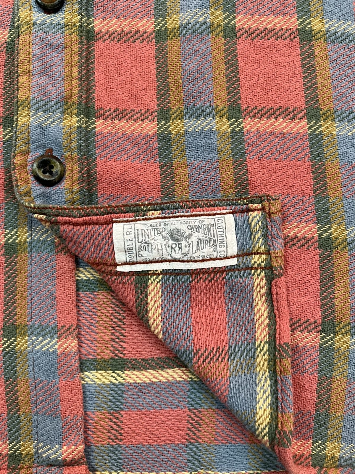 RRL Ralph Lauren 90s RRL plaid button up shirt Size US M / EU 48-50 / 2 - 10 Thumbnail