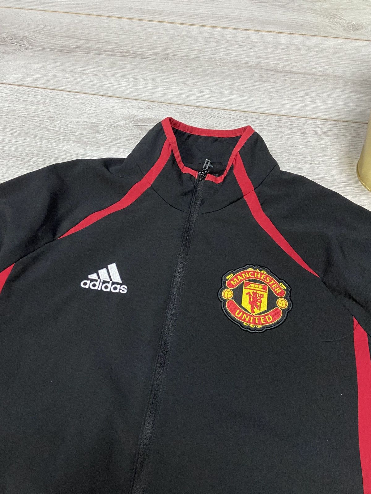 Adidas Adidas Manchester United Soccer track Jacket zip big logo Size US S / EU 44-46 / 1 - 5 Thumbnail
