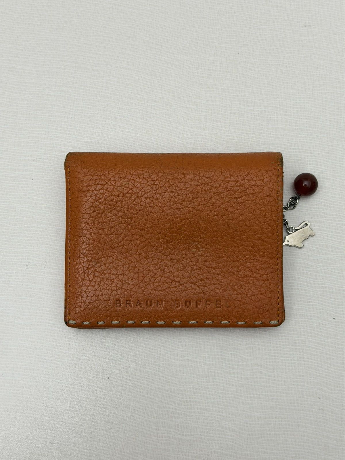 Braun Braun Büffel Germany Cognac Pebbled Leather Wallet Buffalo Size ONE SIZE - 1 Thumbnail