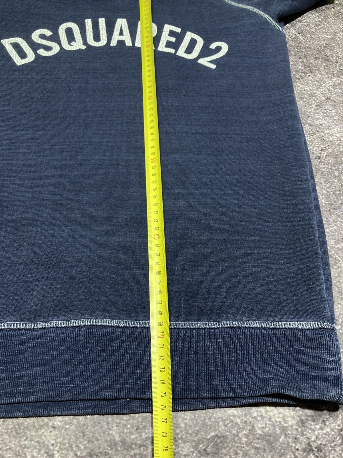 Dsquared2 DSQUARED2 Logo Sweatshirt Navy Blue Italy Terry Cloth Size S Size US S / EU 44-46 / 1 - 9 Thumbnail