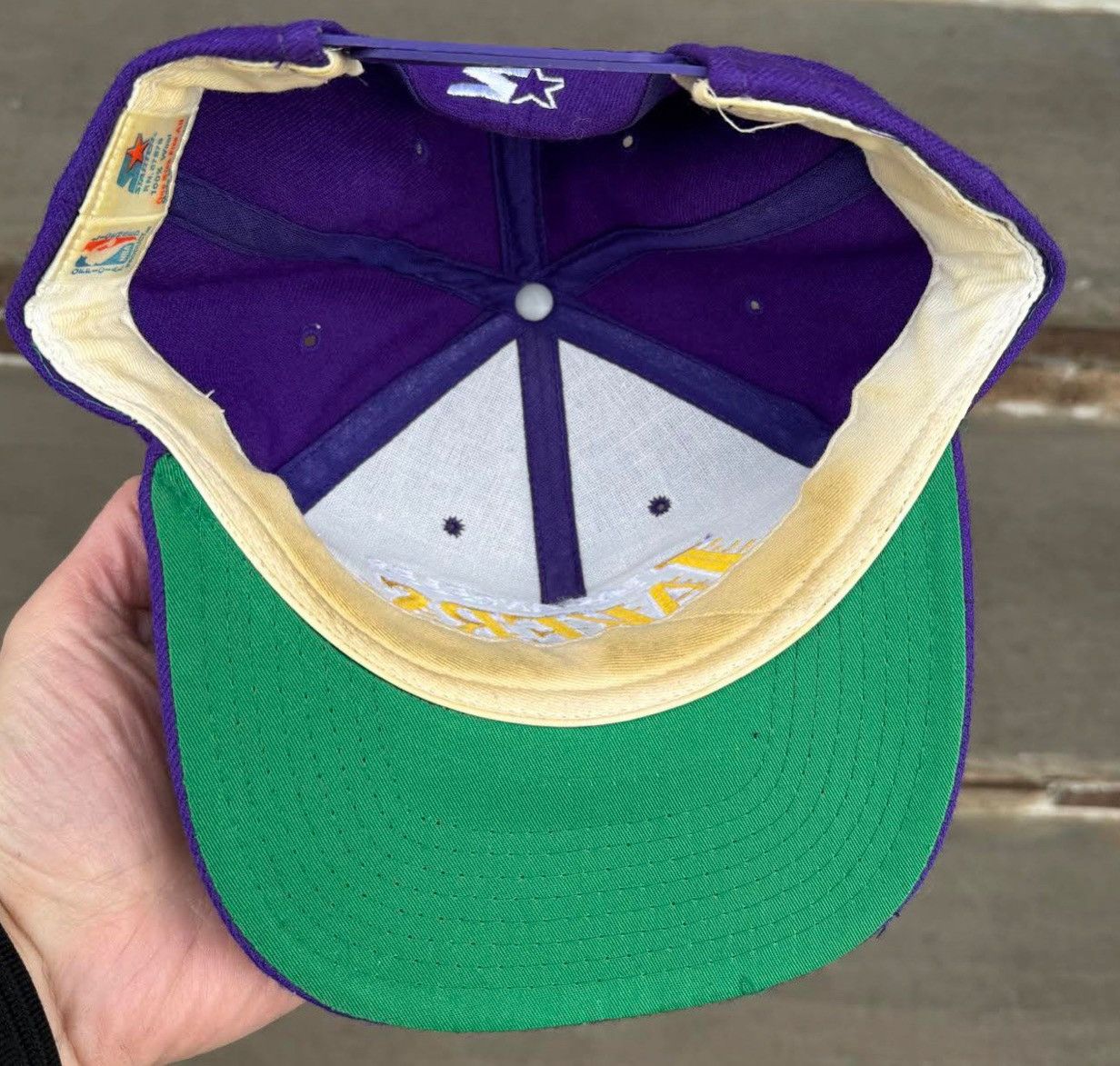 Starter Vintage Starter Los Angeles Lakers Purple Wool Snapback Size ONE SIZE - 3 Thumbnail