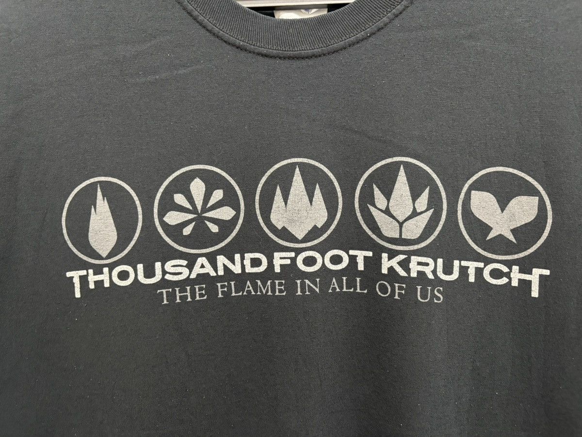 Band Tees VINTAGE THOUSAND FOOT KRUTCH ALTERNATIVE ROCK BAND HANES Size US L / EU 52-54 / 3 - 5 Thumbnail