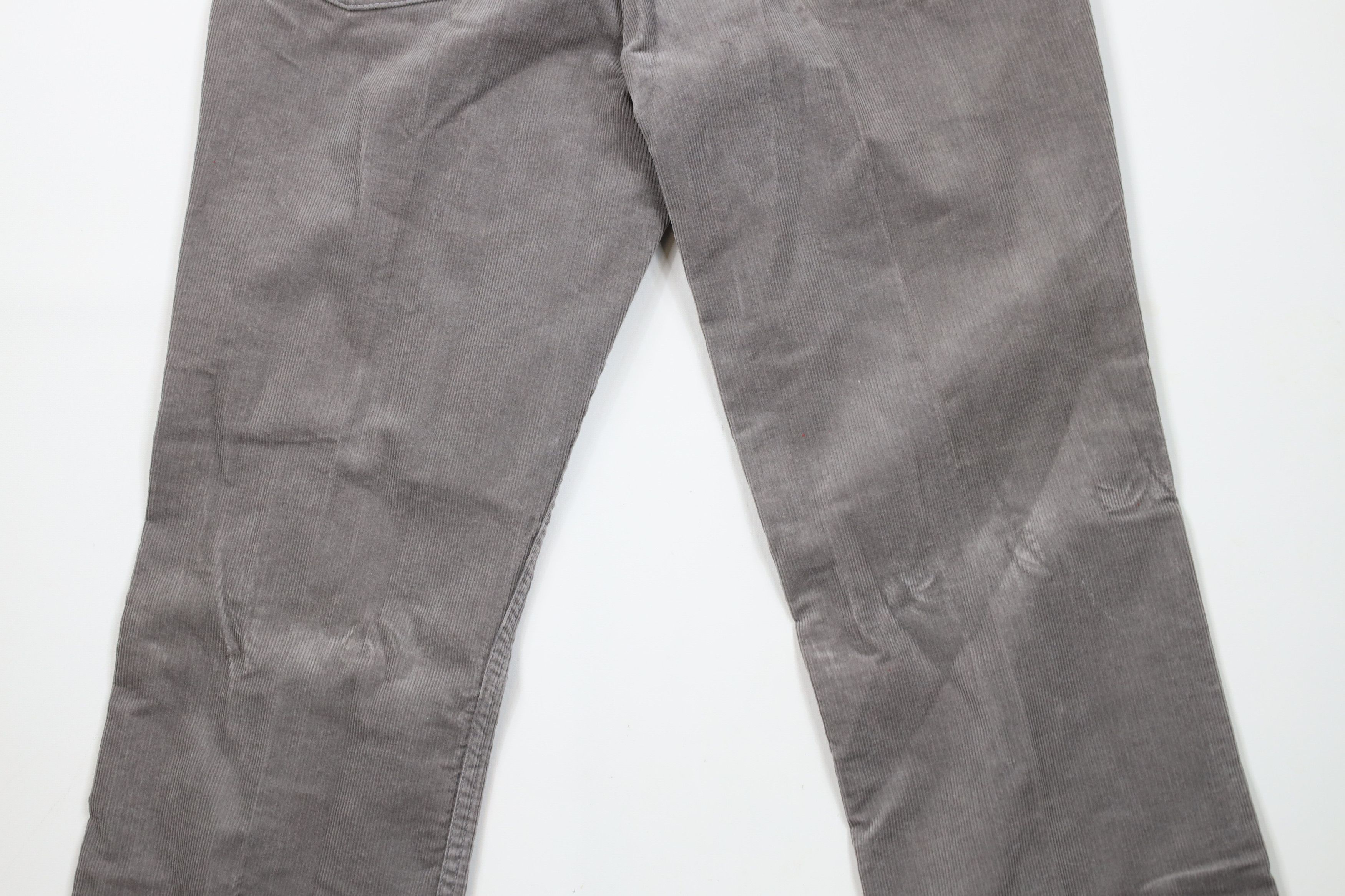 Vintage Vintage 90s Streetwear Wide Leg Corduroy Pants Gray USA Size US 36 / EU 52 - 11 Thumbnail