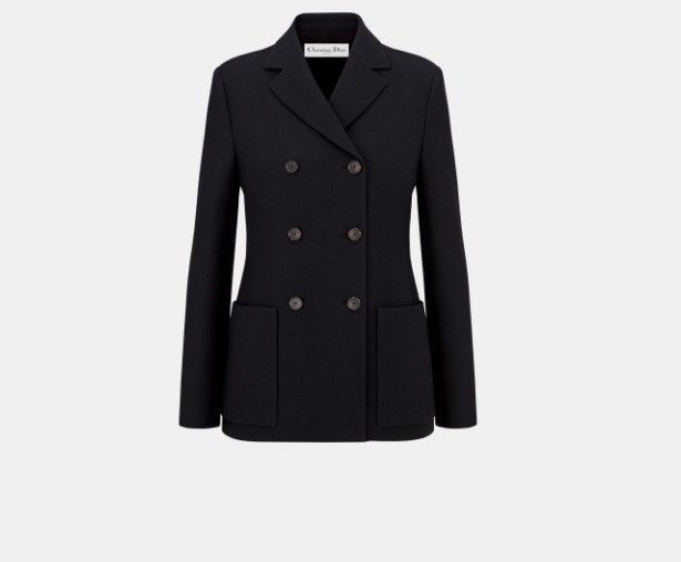 Dior o1w1db11124 Marlene Jacket in Black Size XS / US 0-2 / IT 36-38 - 1 Thumbnail