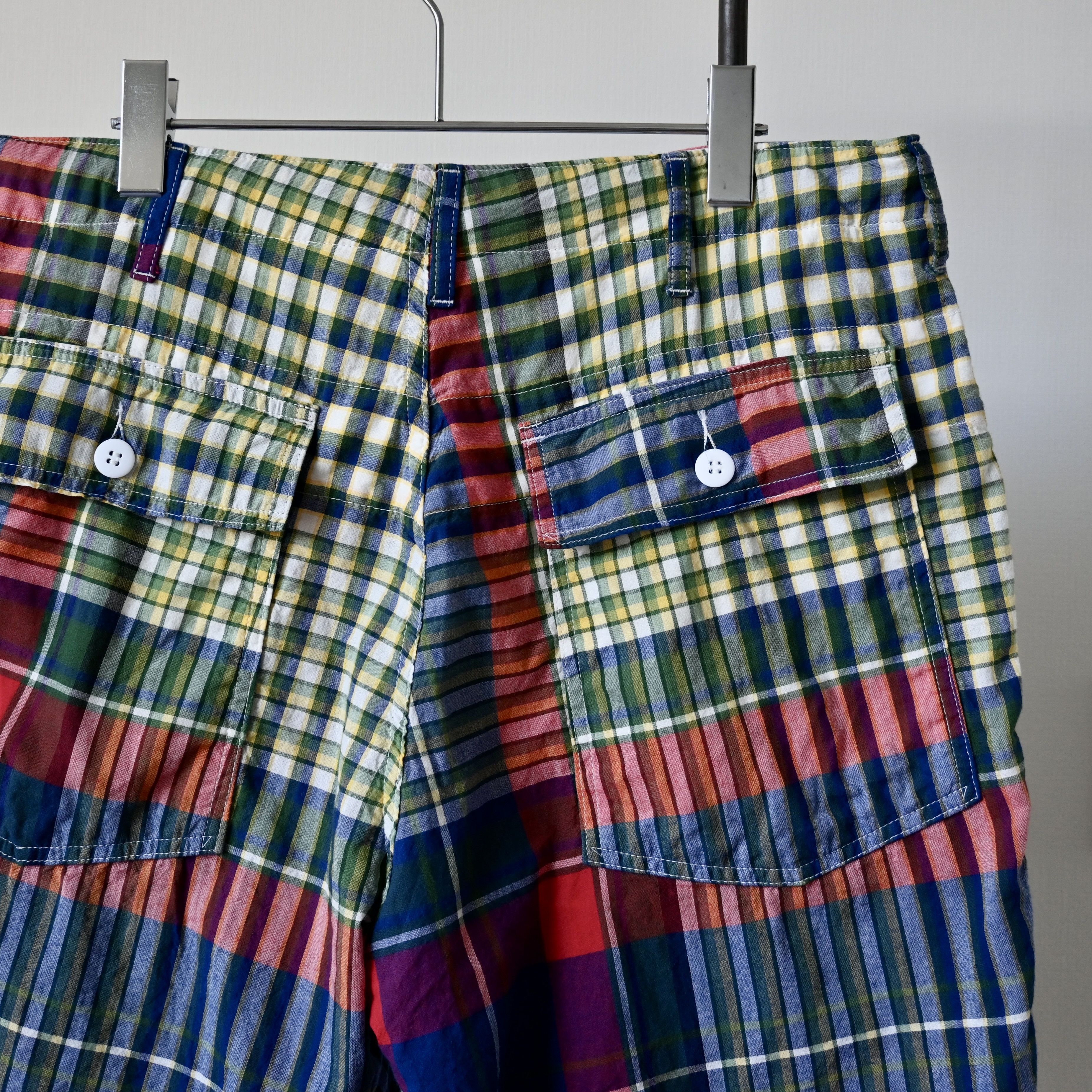 Engineered Garments UNUSED, Engineered Garments, Painter Shorts, Madras Plaid, M Size US 34 / EU 50 - 4 Thumbnail