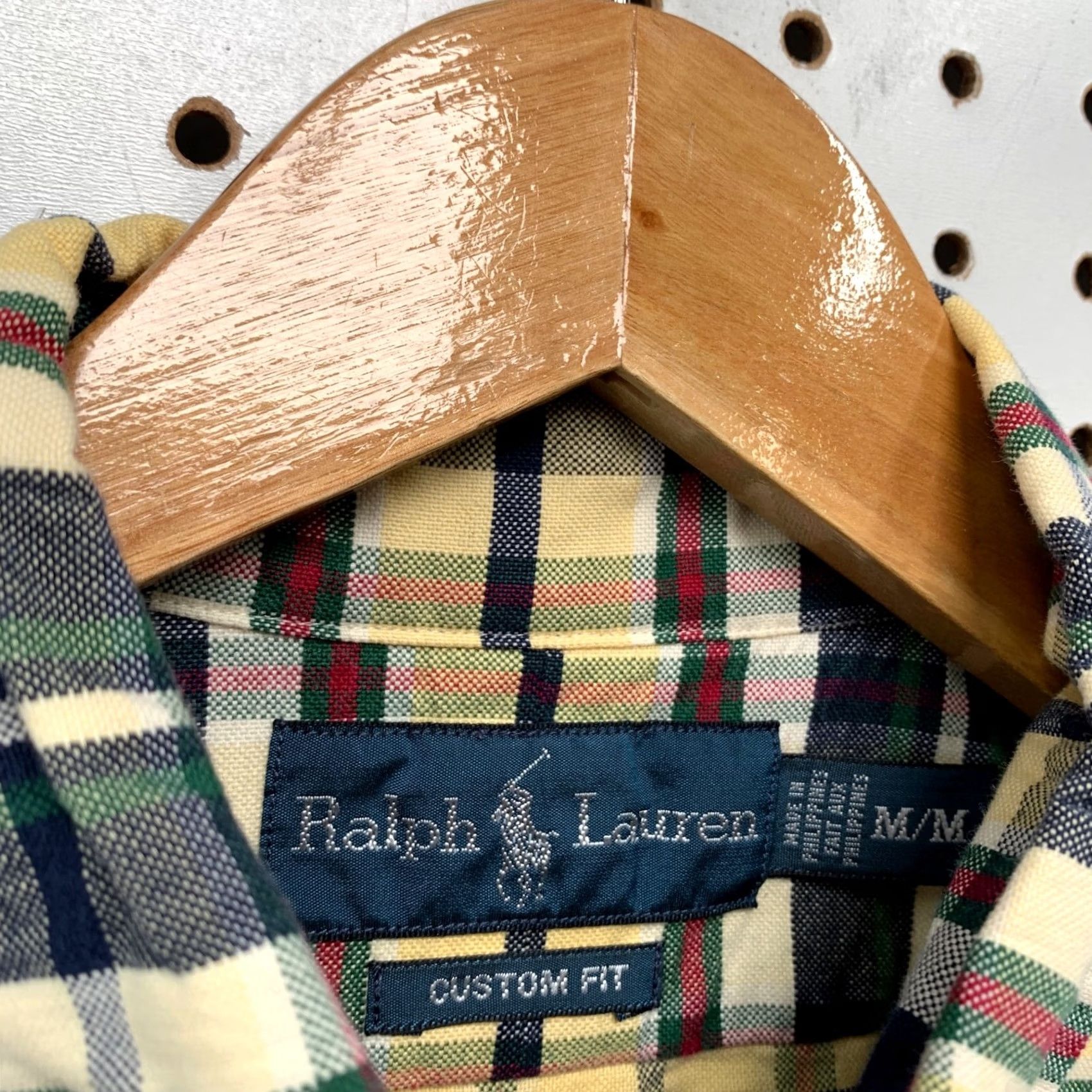 Ralph Lauren Ralph Lauren Button Down Shirt Mens Medium Green Yellow Plaid Long Sleeve 21x30 Shirt Mens Size US M / EU 48-50 / 2 - 3 Thumbnail