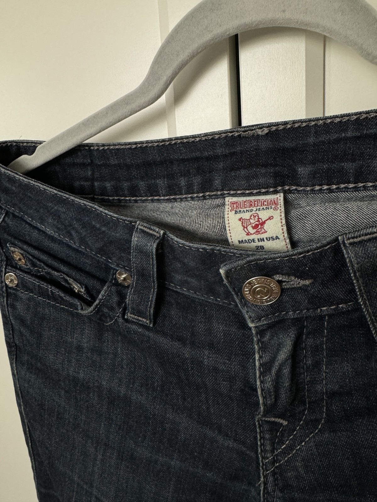True Religion True Religion skinny jeans rhinestones USA pants denim Size US 28 / EU 44 - 5 Thumbnail