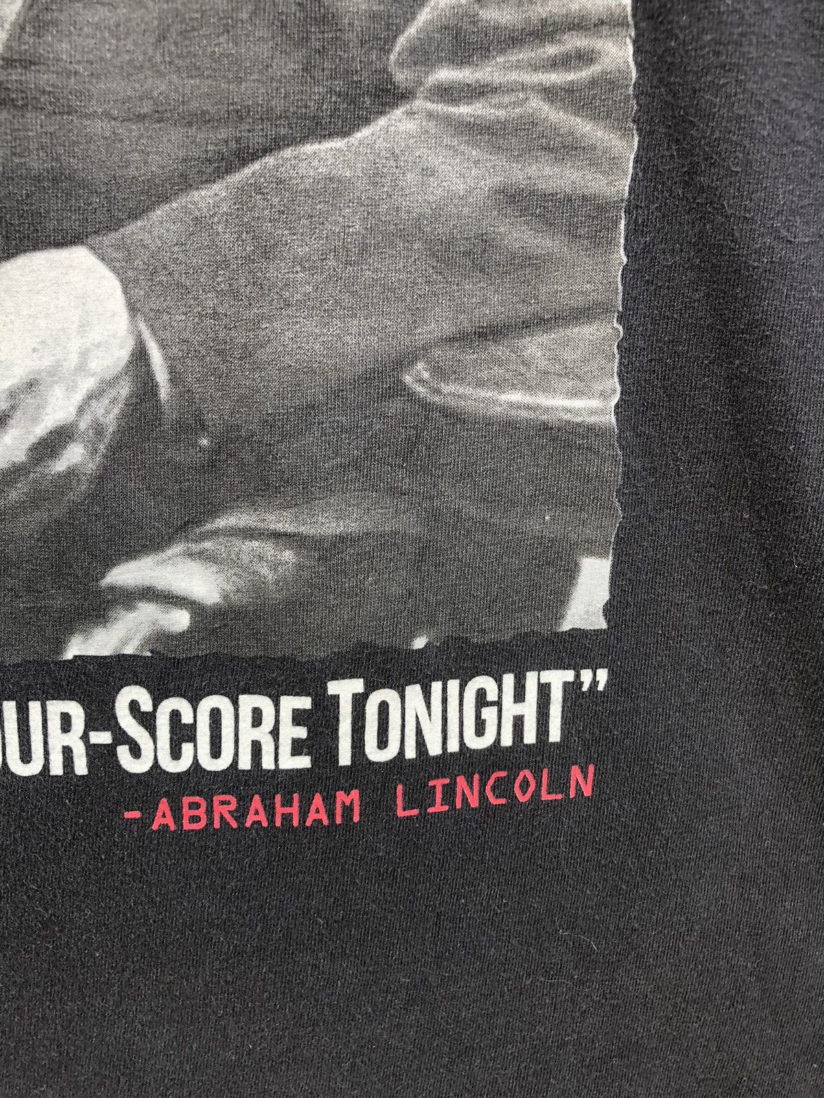 Japanese Brand × Vintage Vintage Y2K Abraham Lincoln Photo Tee Size US XL / EU 56 / 4 - 7 Thumbnail