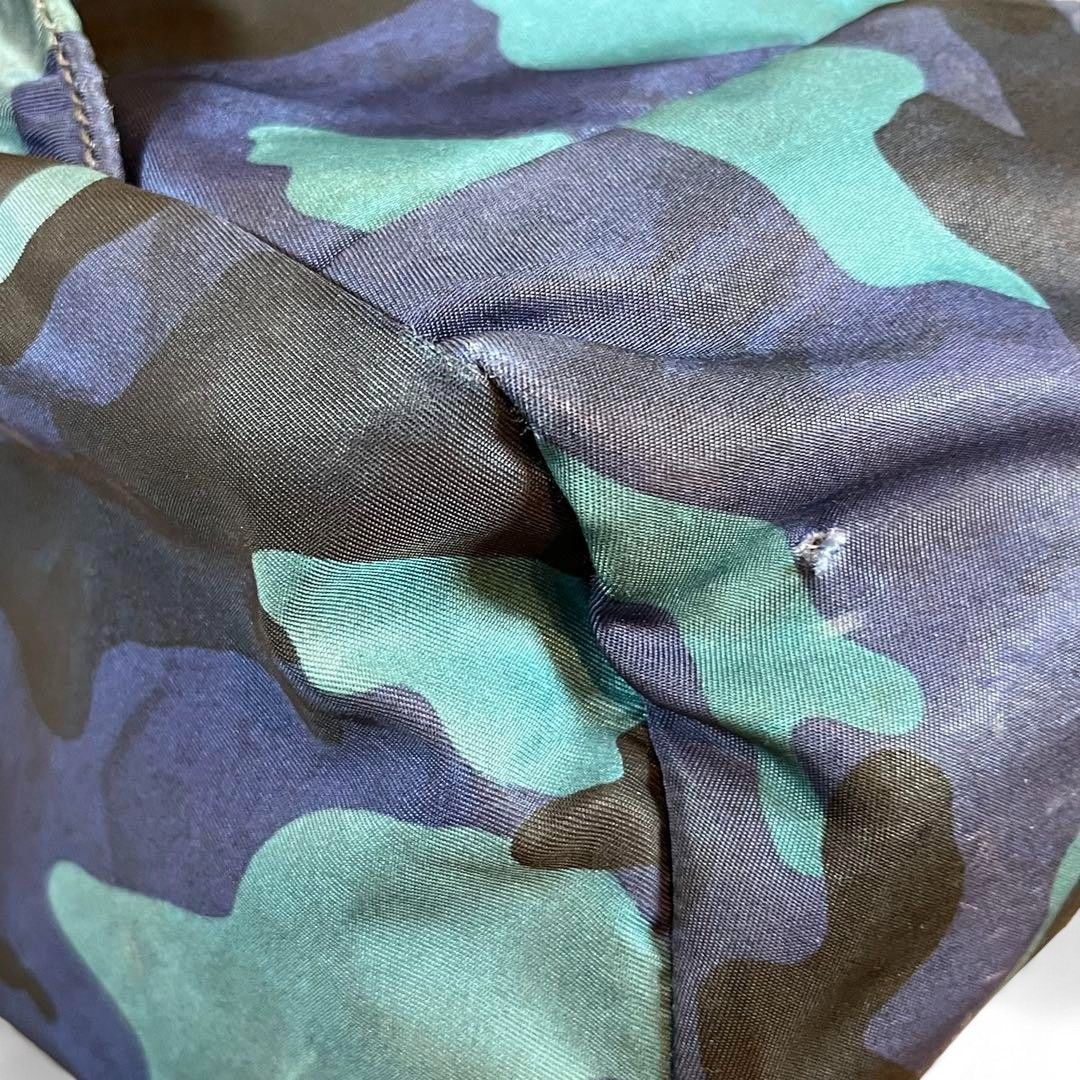 Prada Prada - Camo Backpack Rucksack Blue Navy Nylon Triangle Logo Size ONE SIZE - 6 Thumbnail
