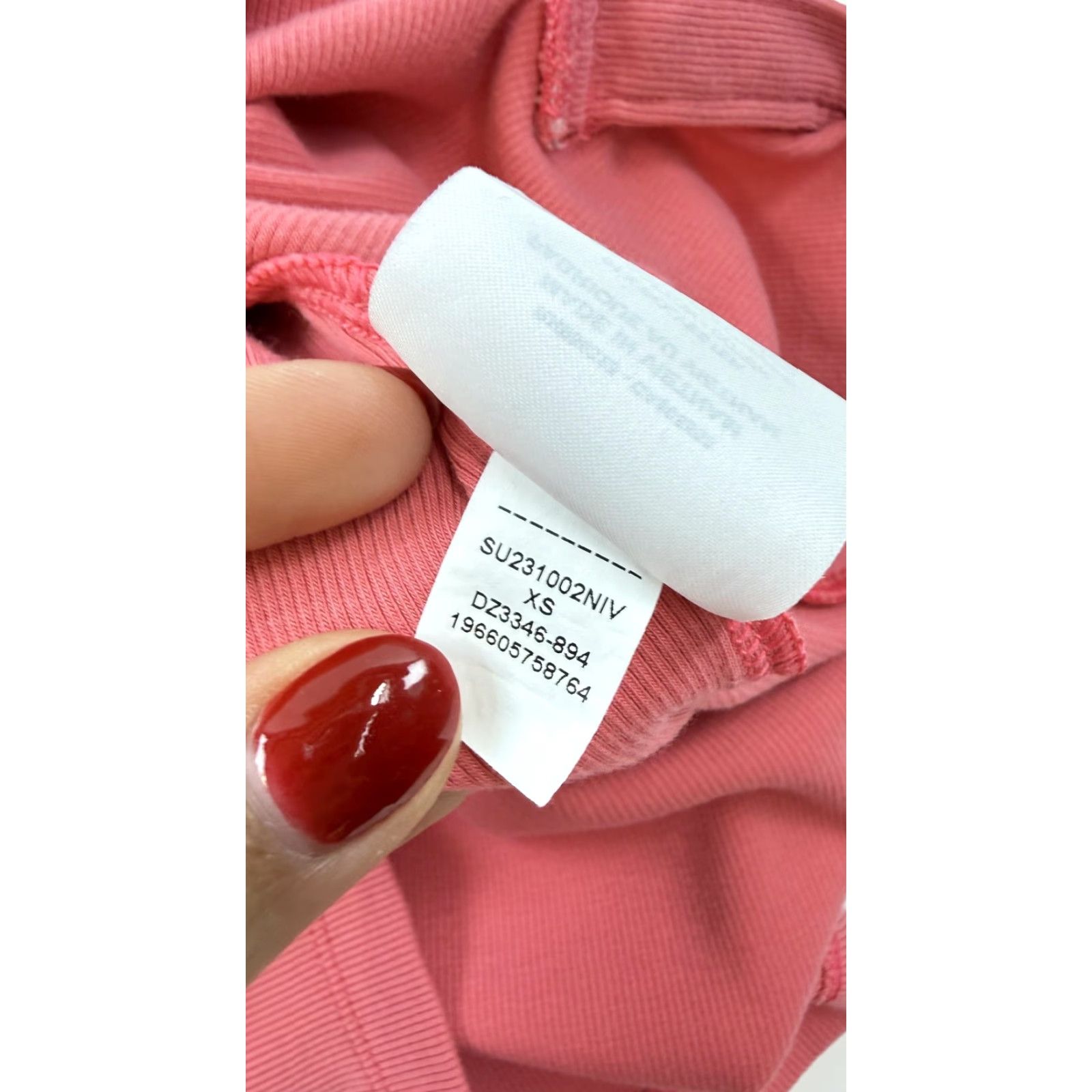 Nike Jordan Nike Dress Womens XS Pink Ribbed Tank Bodycon Mini Jumpman Casual Shirt Womens XS Pink Ribbed Tank Dress Size XS / US 0-2 / IT 36-38 - 6 Thumbnail