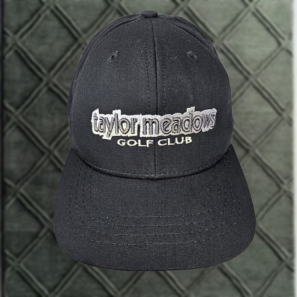 Imperial Imperial Golf Hat Cap Embroidered Adjustable Black One Size Mens USA Made Baseball Cap Size ONE SIZE - 1 Thumbnail
