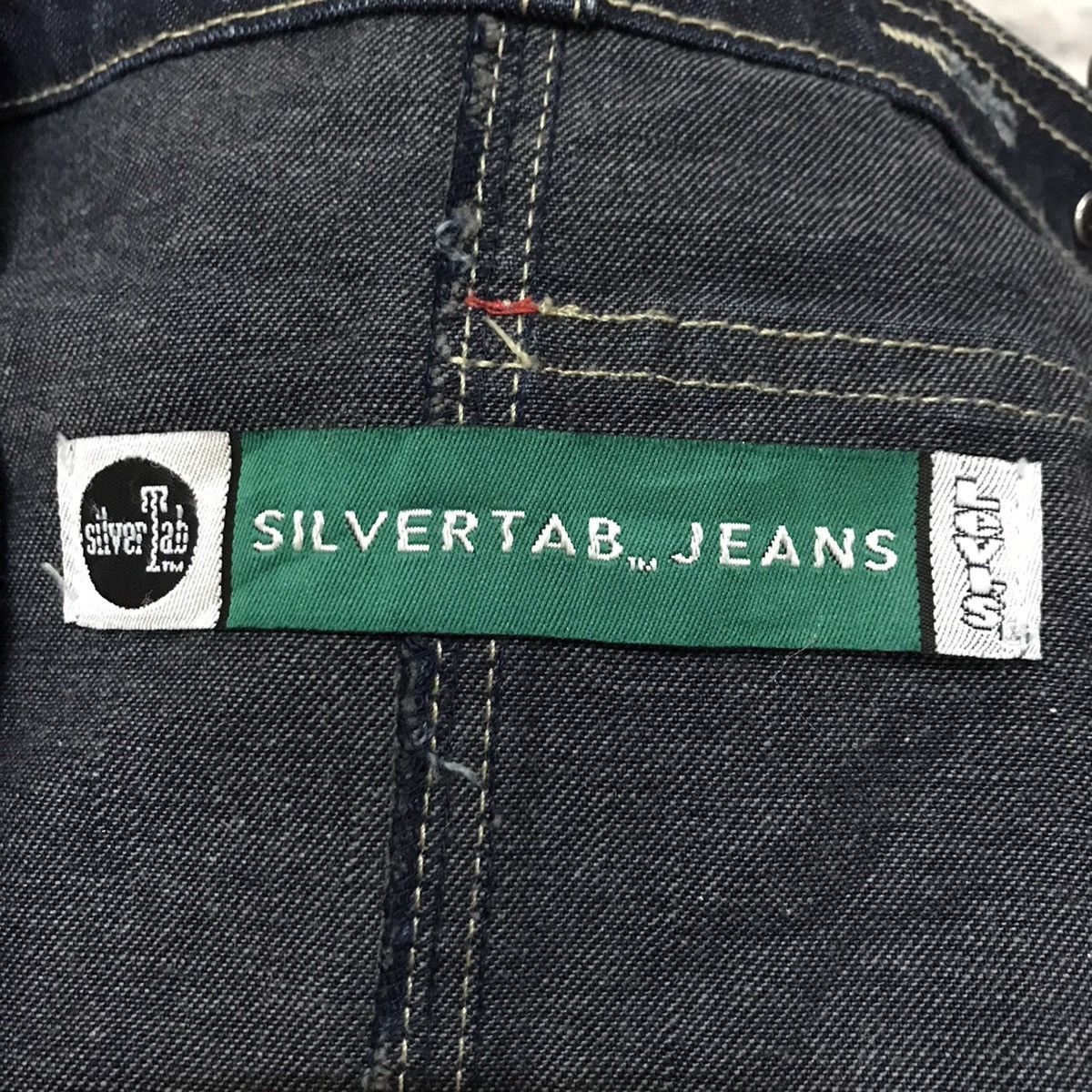 Levi's Vintage Clothing × Vintage Vintage Levis Silvertab Carpenter Denim Overalls Jeans Size US 38 / EU 54 - 6 Thumbnail