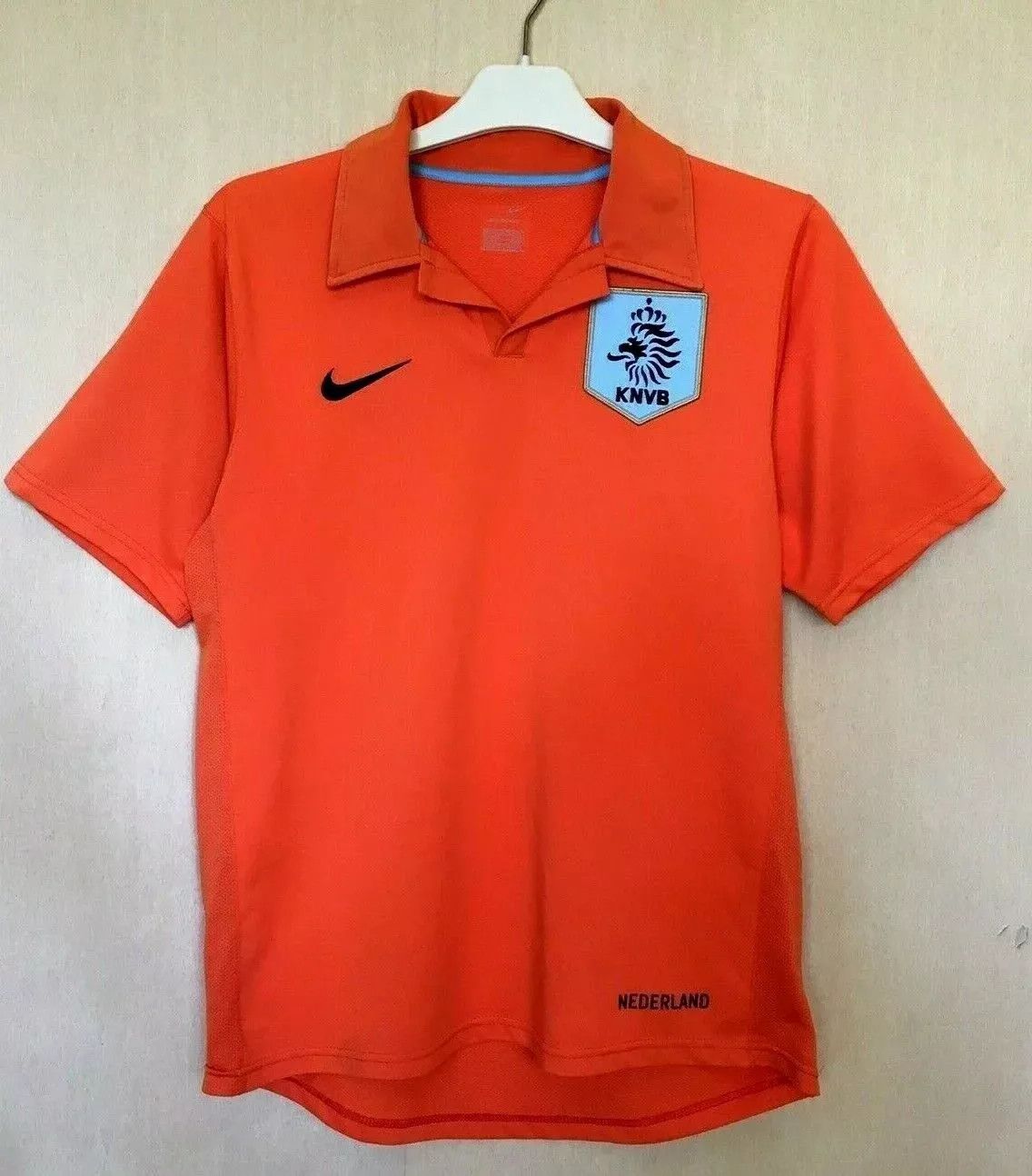 Nike VINTAGE NETHERLALANDS NATIONAL 2006 2008 HOME JERSEY SOCCER Size US S / EU 44-46 / 1 - 1 Thumbnail