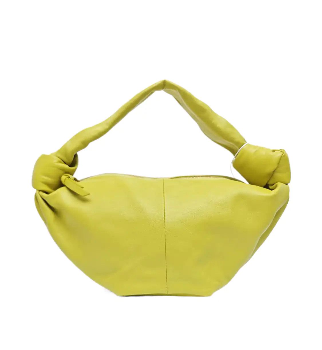 Bottega Veneta BOTTEGA VENETA Double Knot chartreusesheepskin handbag gold hardware Size ONE SIZE - 1 Thumbnail