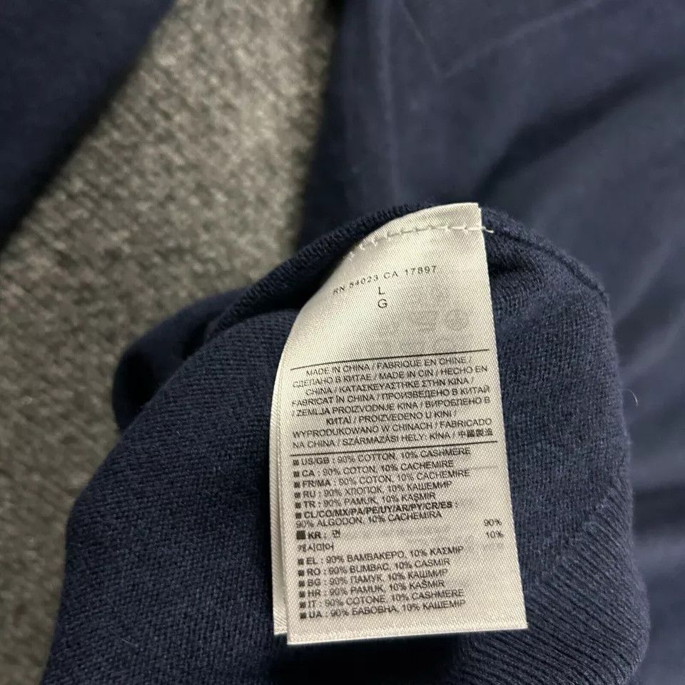 Banana Republic Banana Republic Sweater Mens Large 1/4 Zip Mock Neck Size US L / EU 52-54 / 3 - 7 Thumbnail